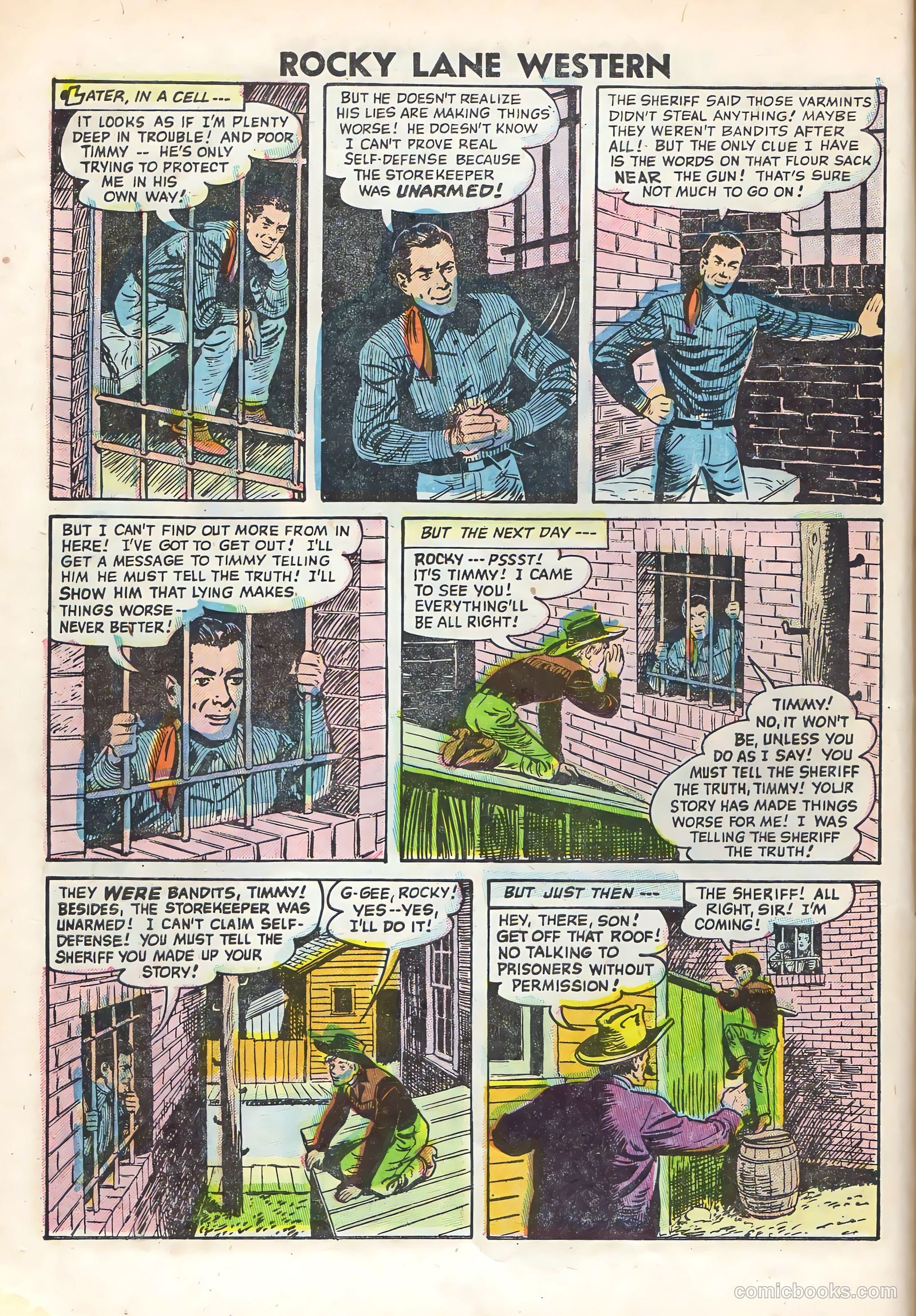 Rocky Lane Western #69 — page 10 of 36