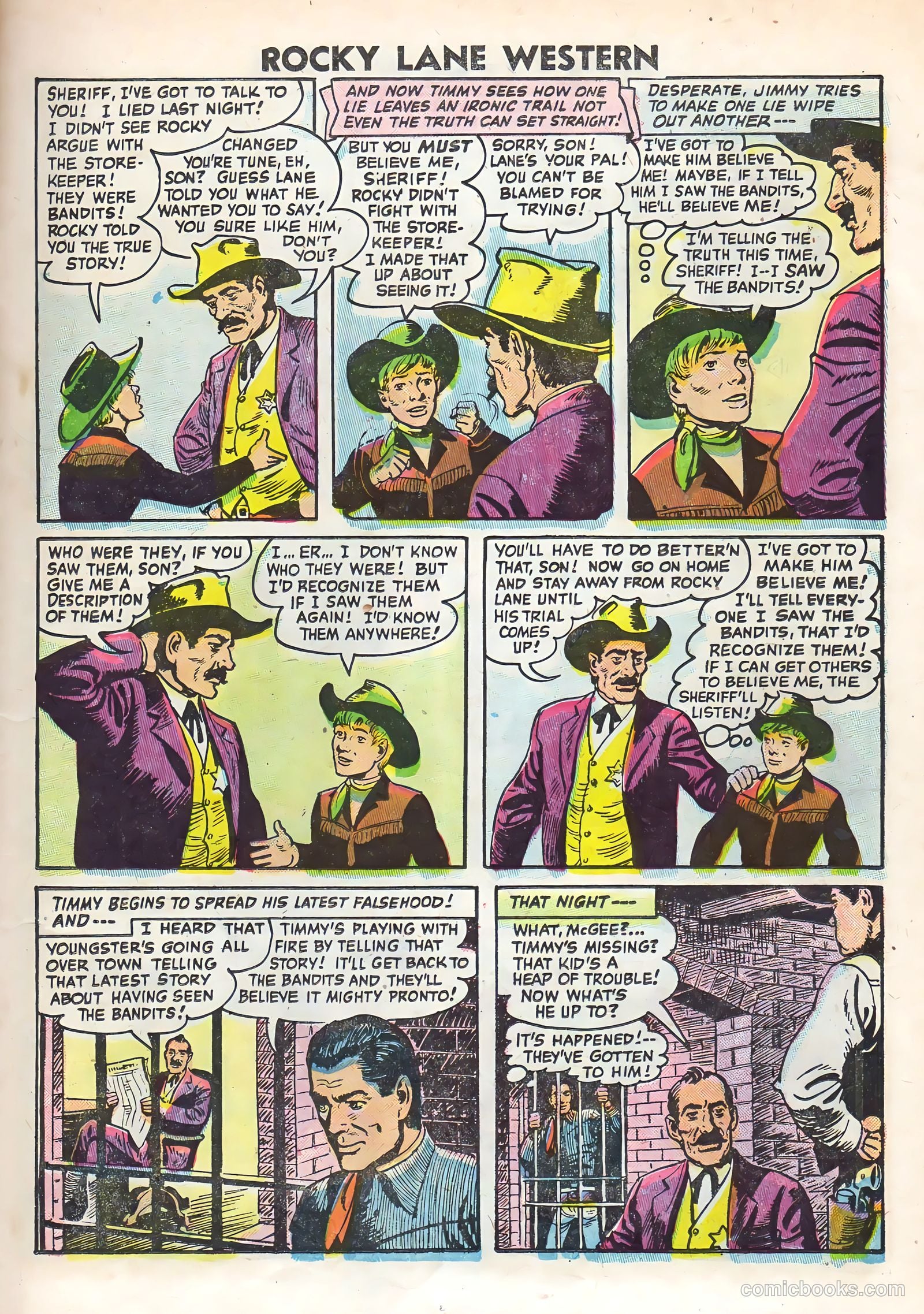 Rocky Lane Western #69 — page 11 of 36