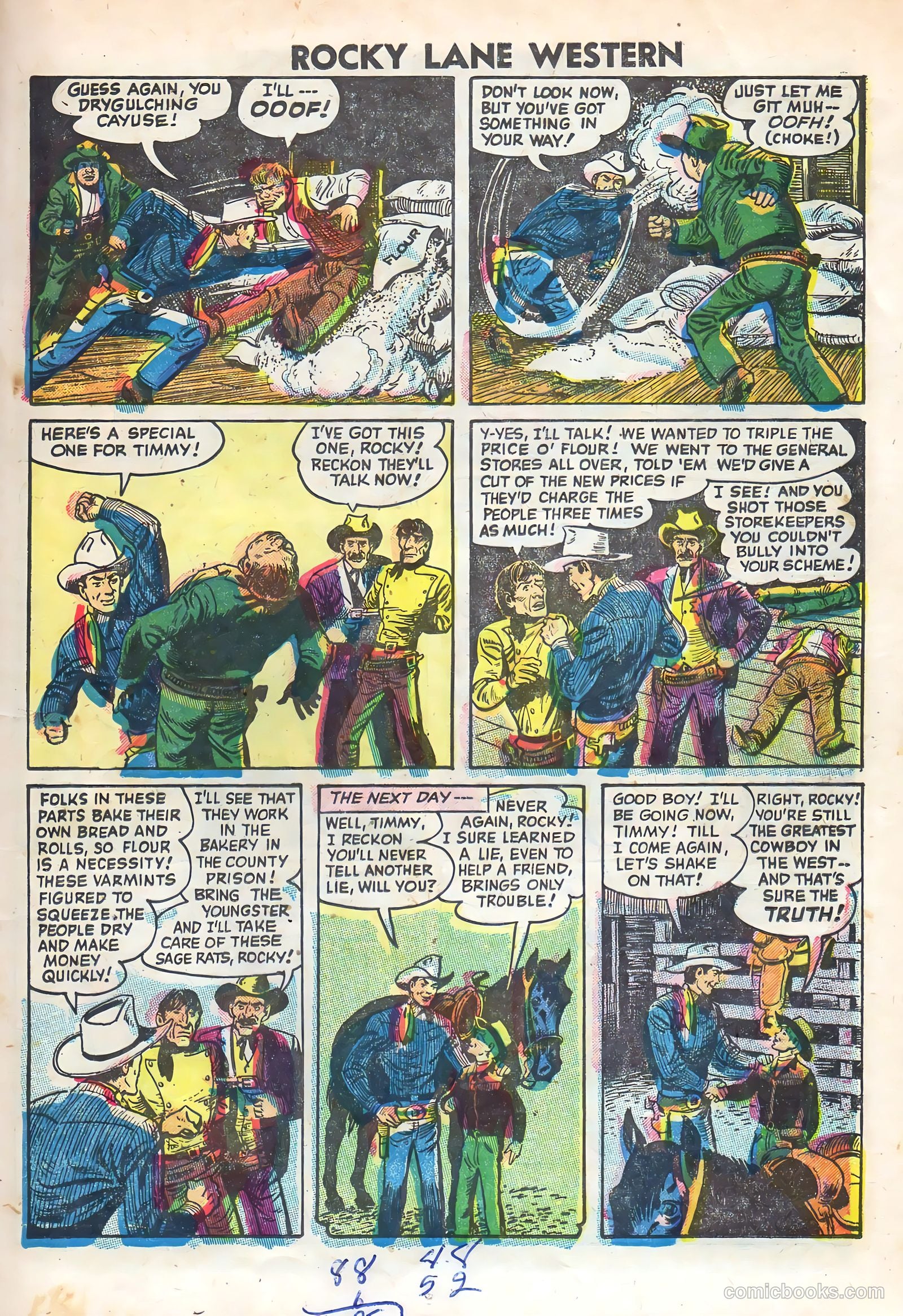 Rocky Lane Western #69 — page 13 of 36