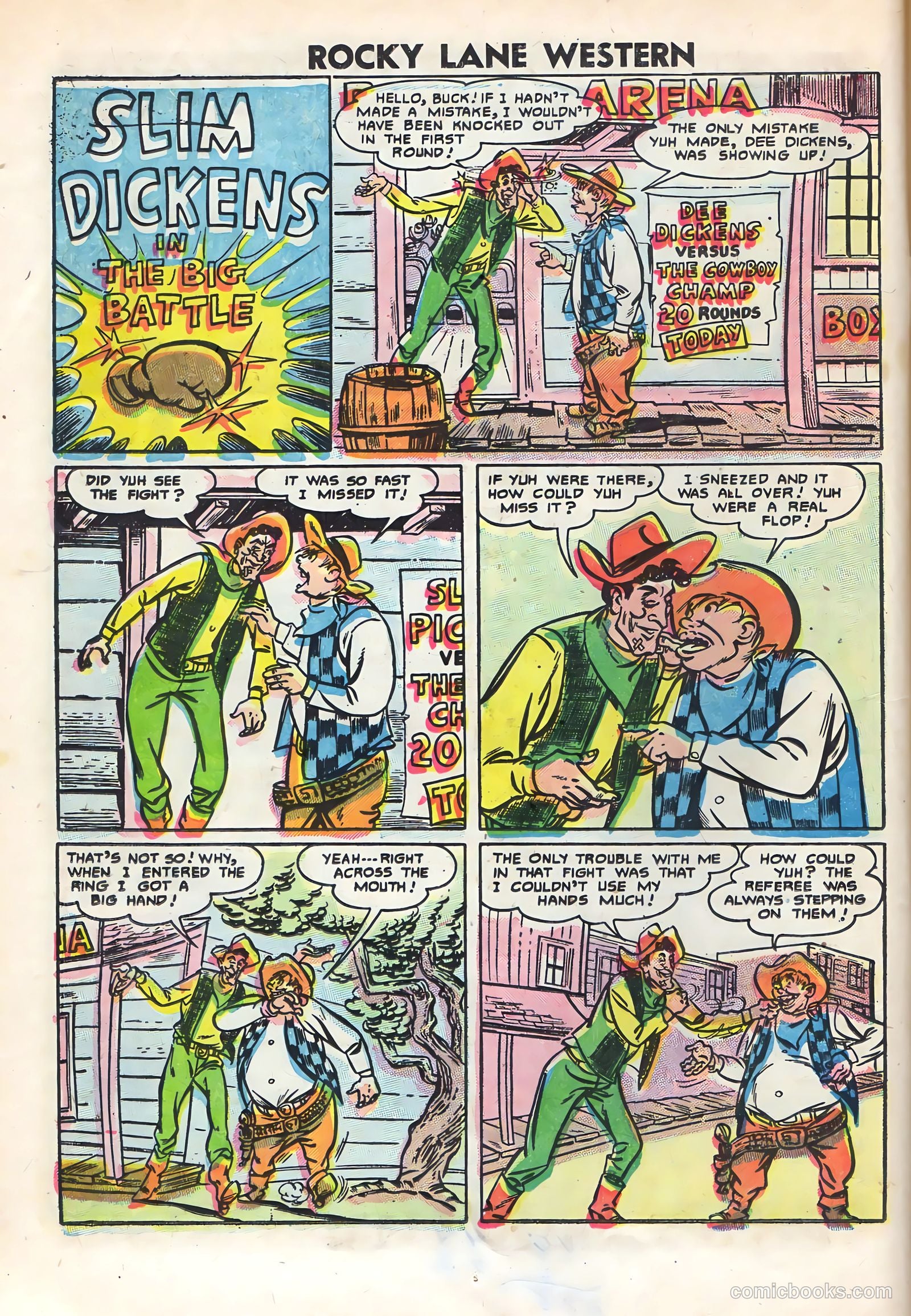 Rocky Lane Western #69 — page 14 of 36