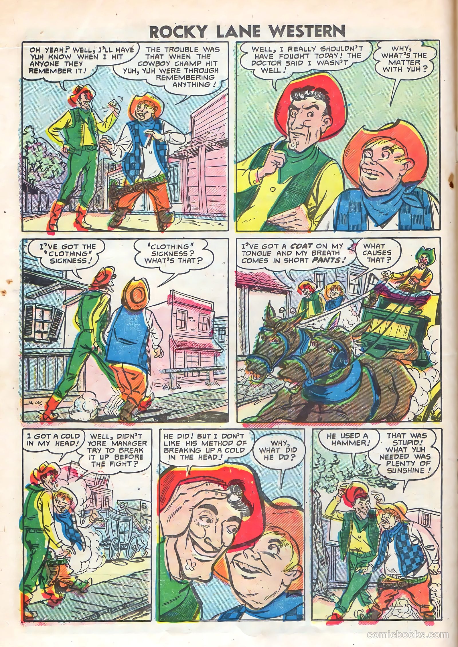 Rocky Lane Western #69 — page 16 of 36