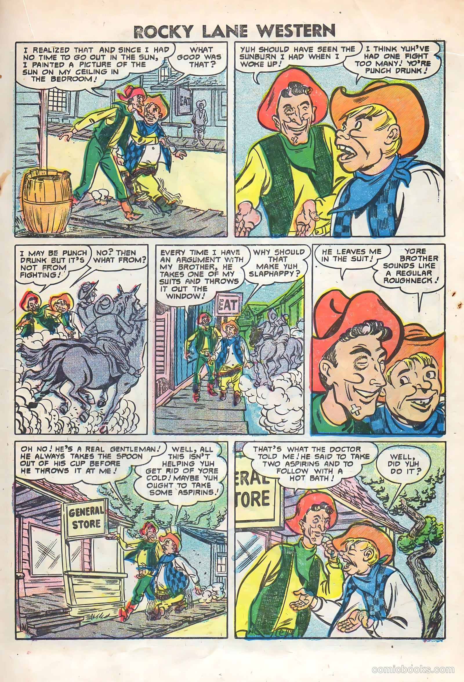 Rocky Lane Western #69 — page 17 of 36