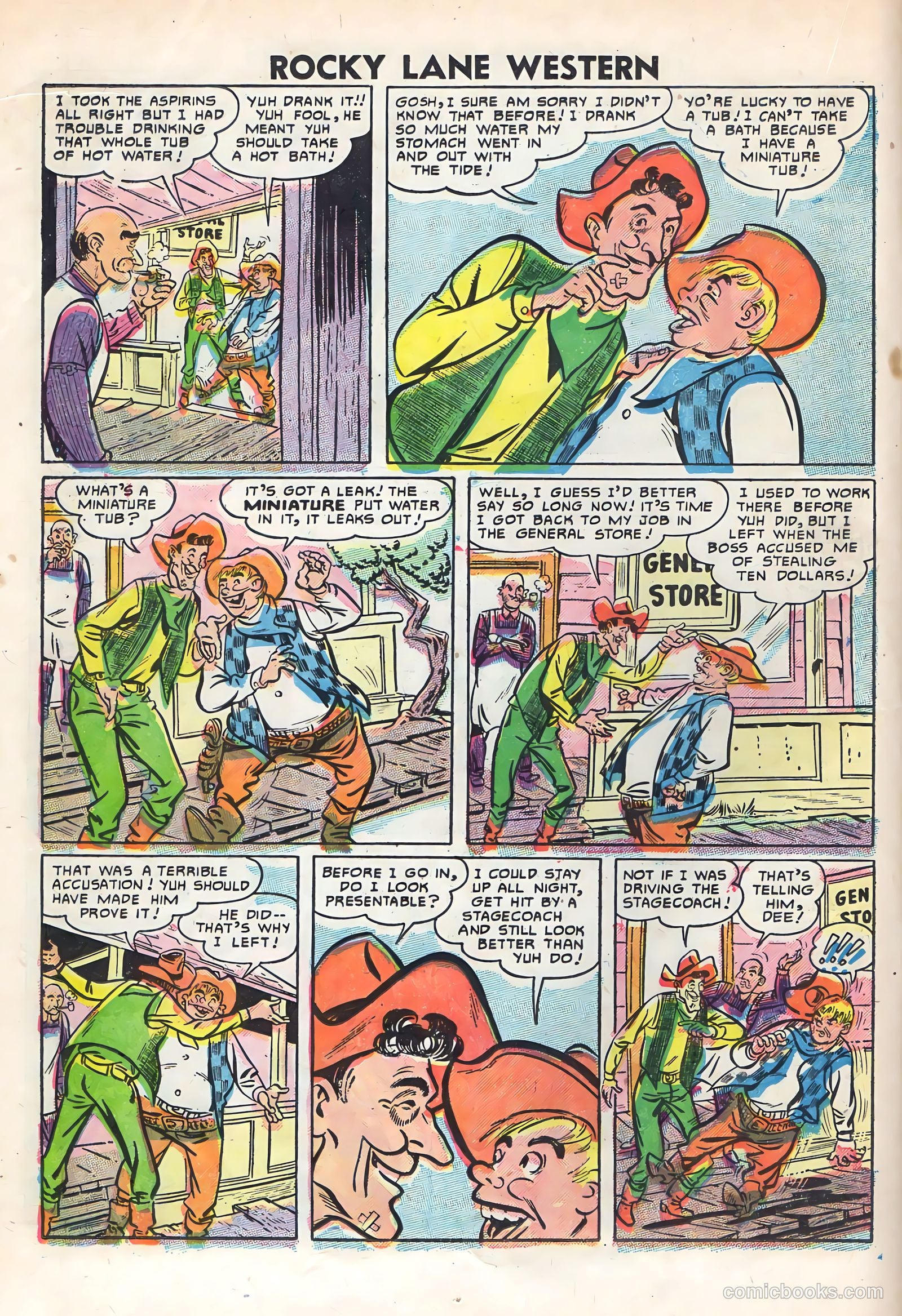 Rocky Lane Western #69 — page 18 of 36