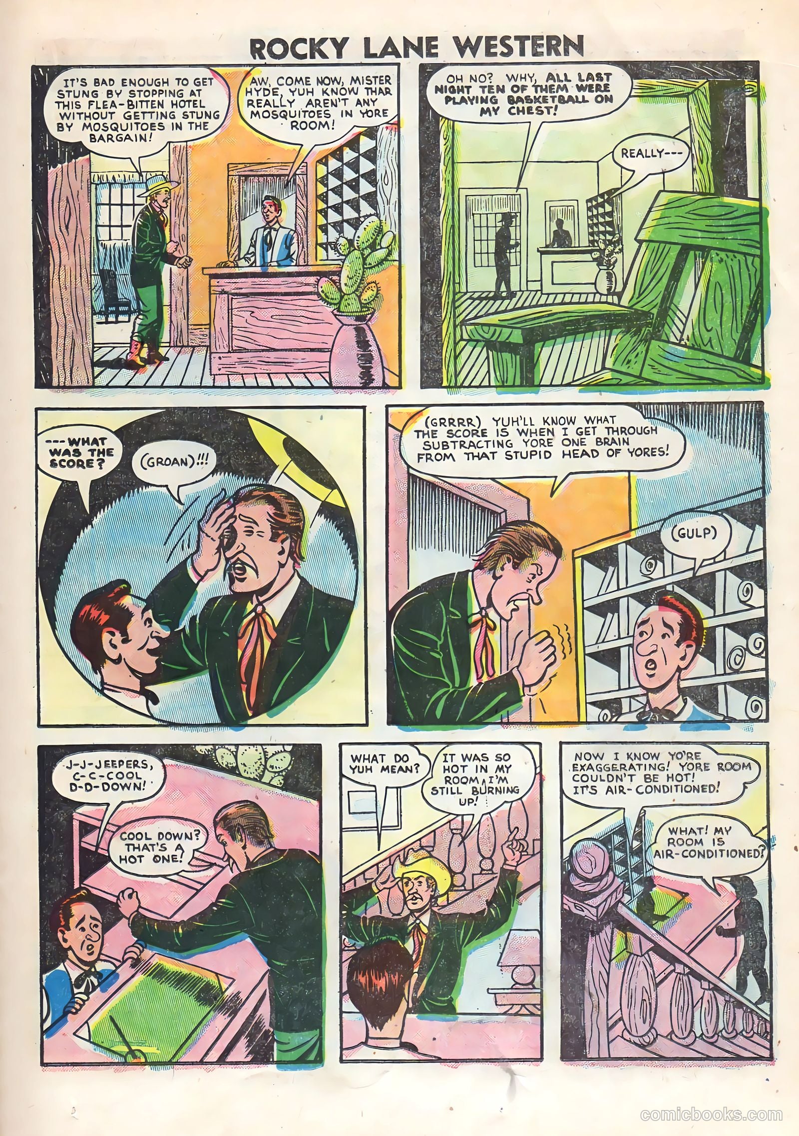 Rocky Lane Western #69 — page 23 of 36