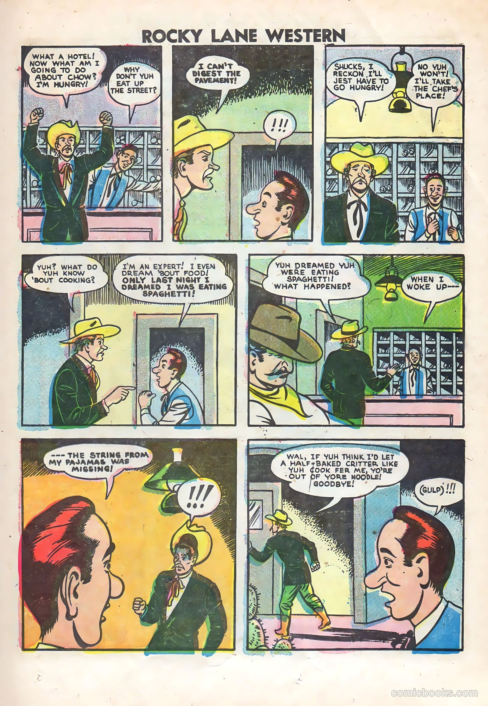 Rocky Lane Western #69 — page 25 of 36