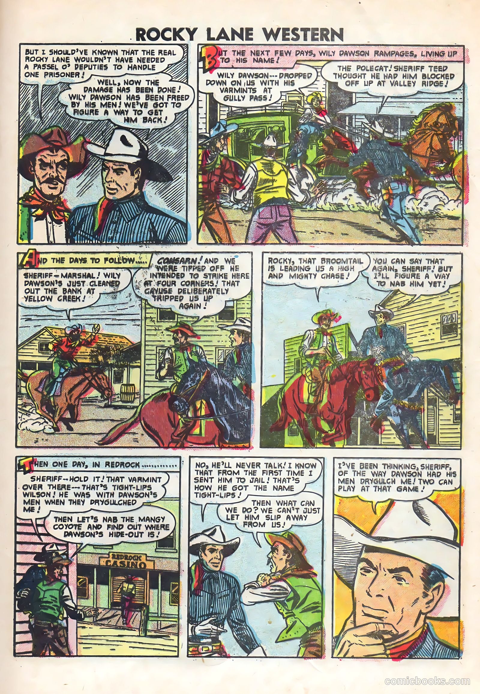 Rocky Lane Western #69 — page 29 of 36