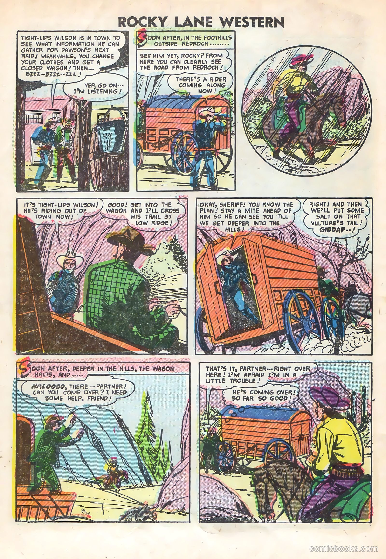 Rocky Lane Western #69 — page 30 of 36