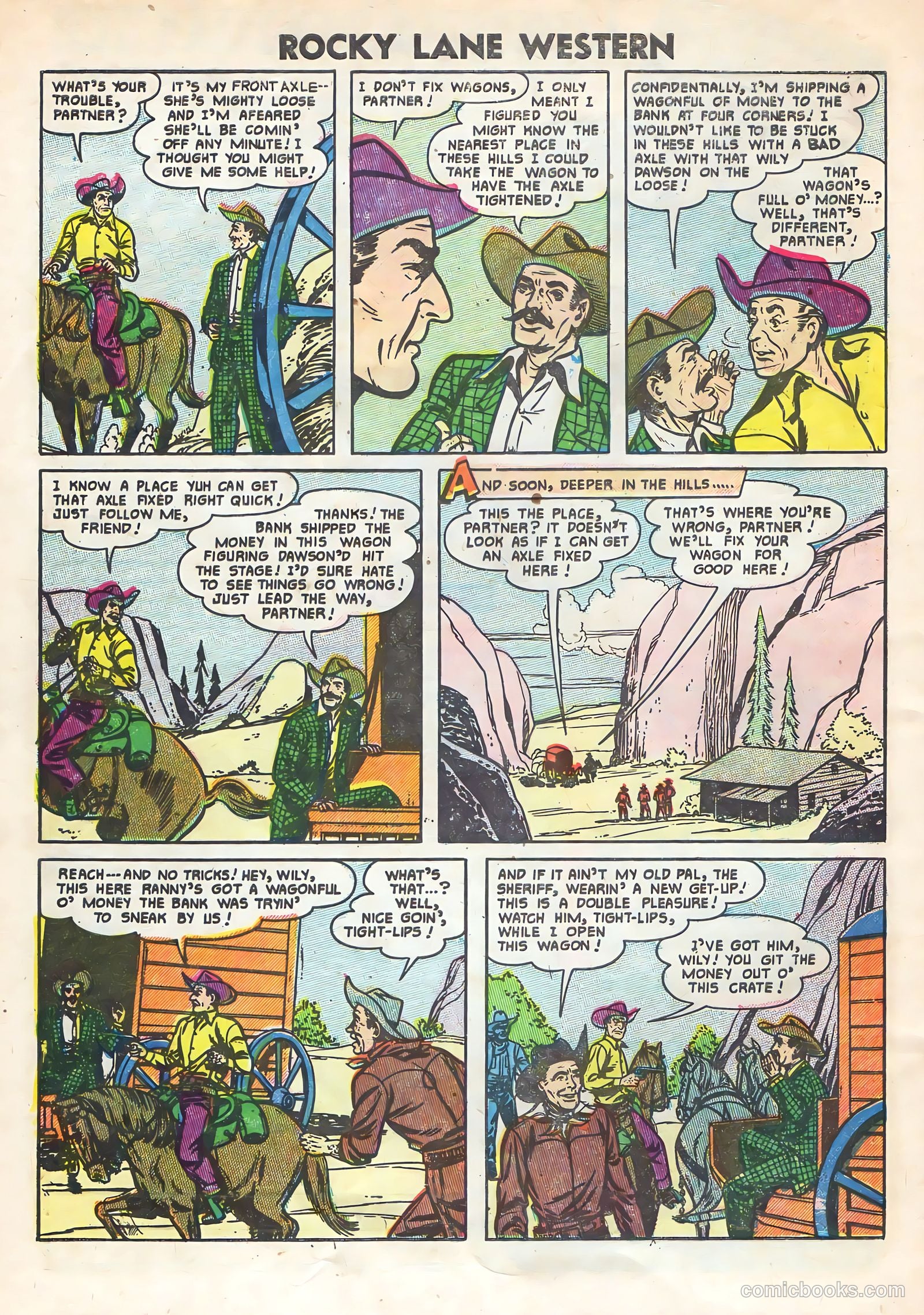 Rocky Lane Western #69 — page 32 of 36