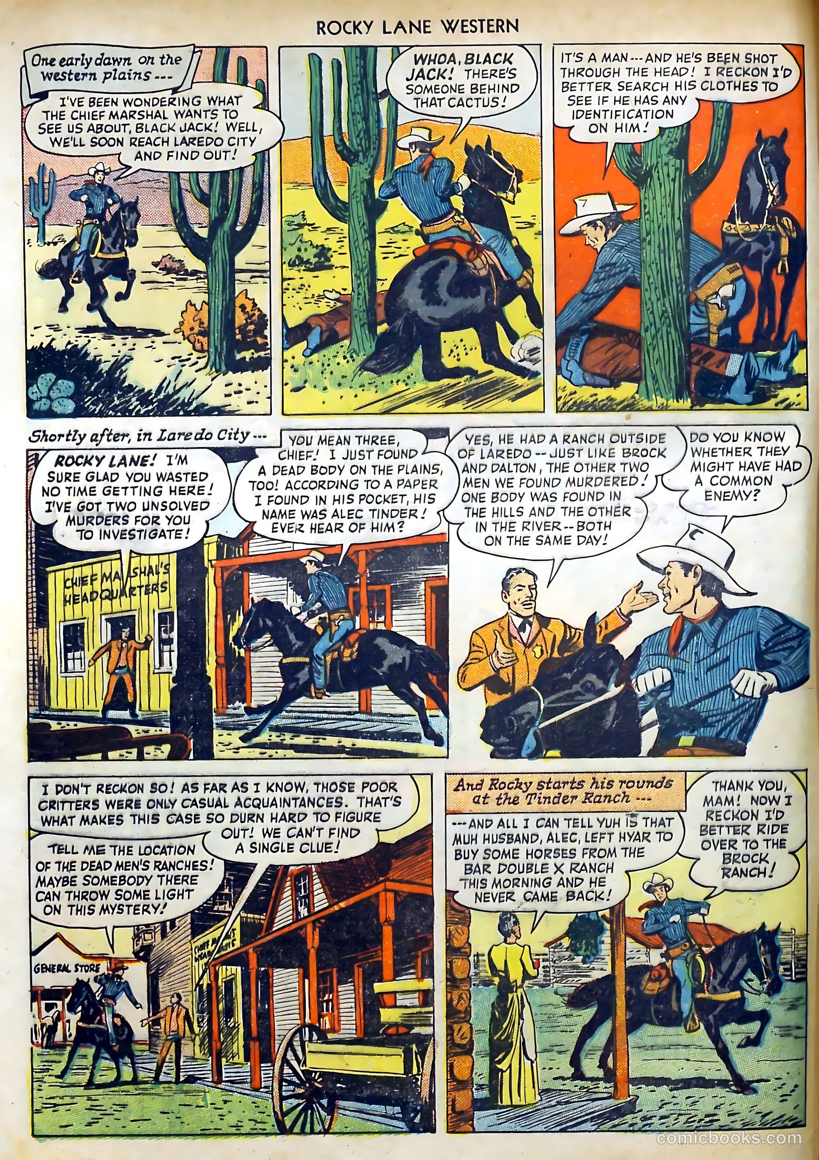 Rocky Lane Western #7 — page 4 of 52