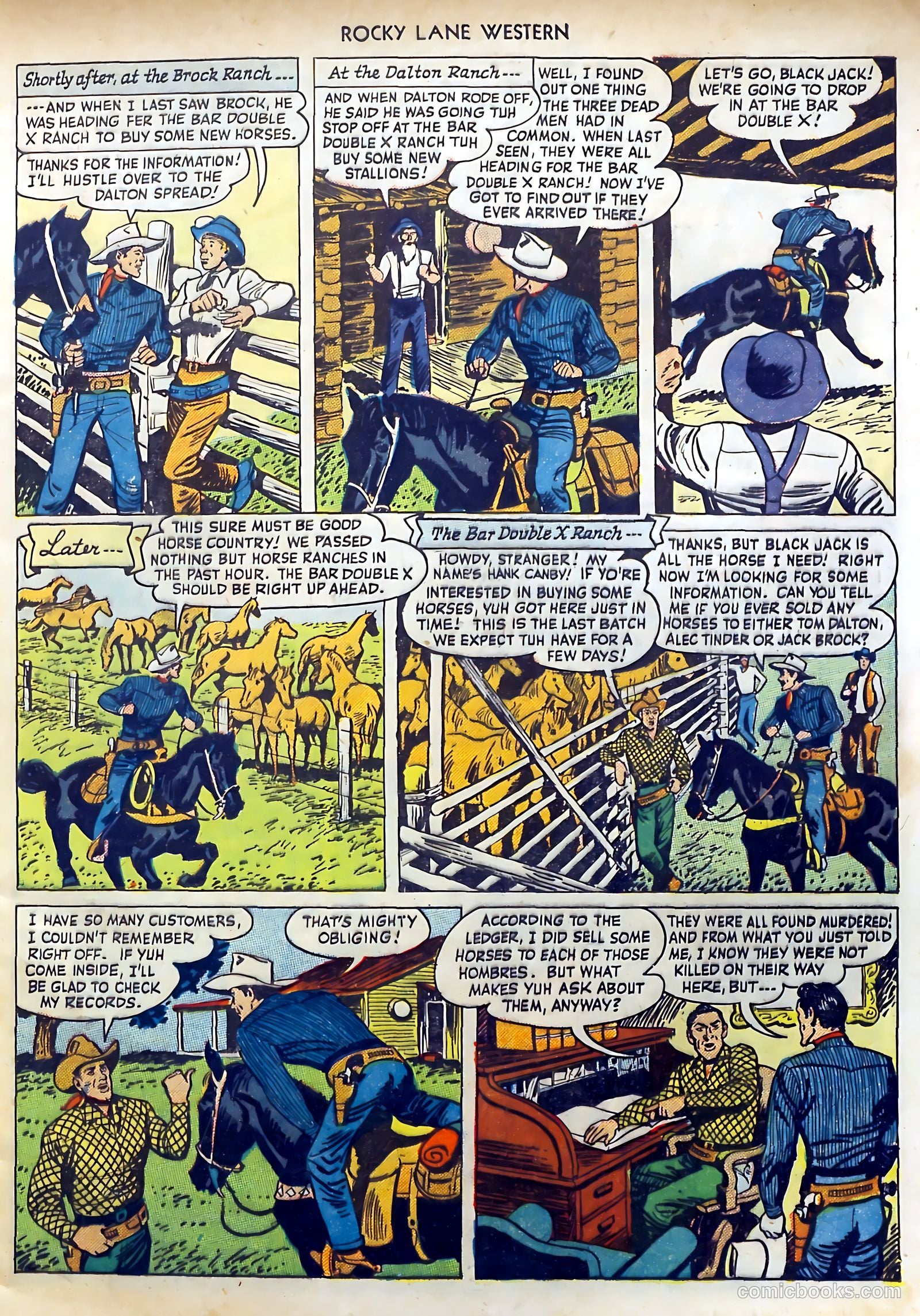 Rocky Lane Western #7 — page 5 of 52