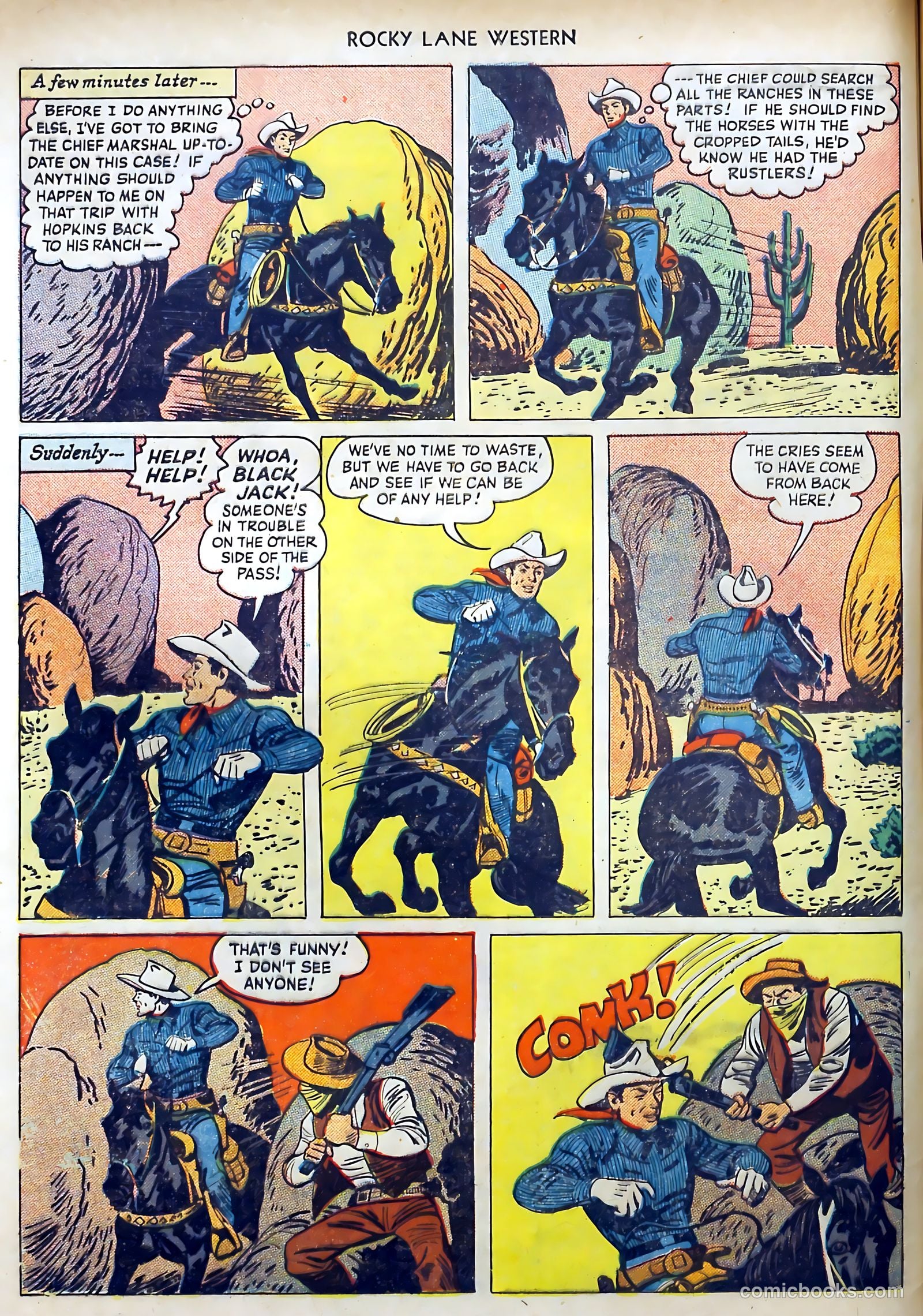 Rocky Lane Western #7 — page 8 of 52