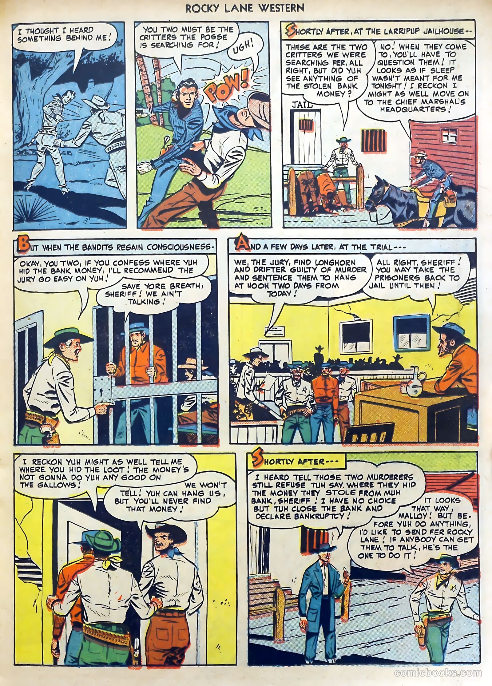 Rocky Lane Western #7 — page 23 of 52