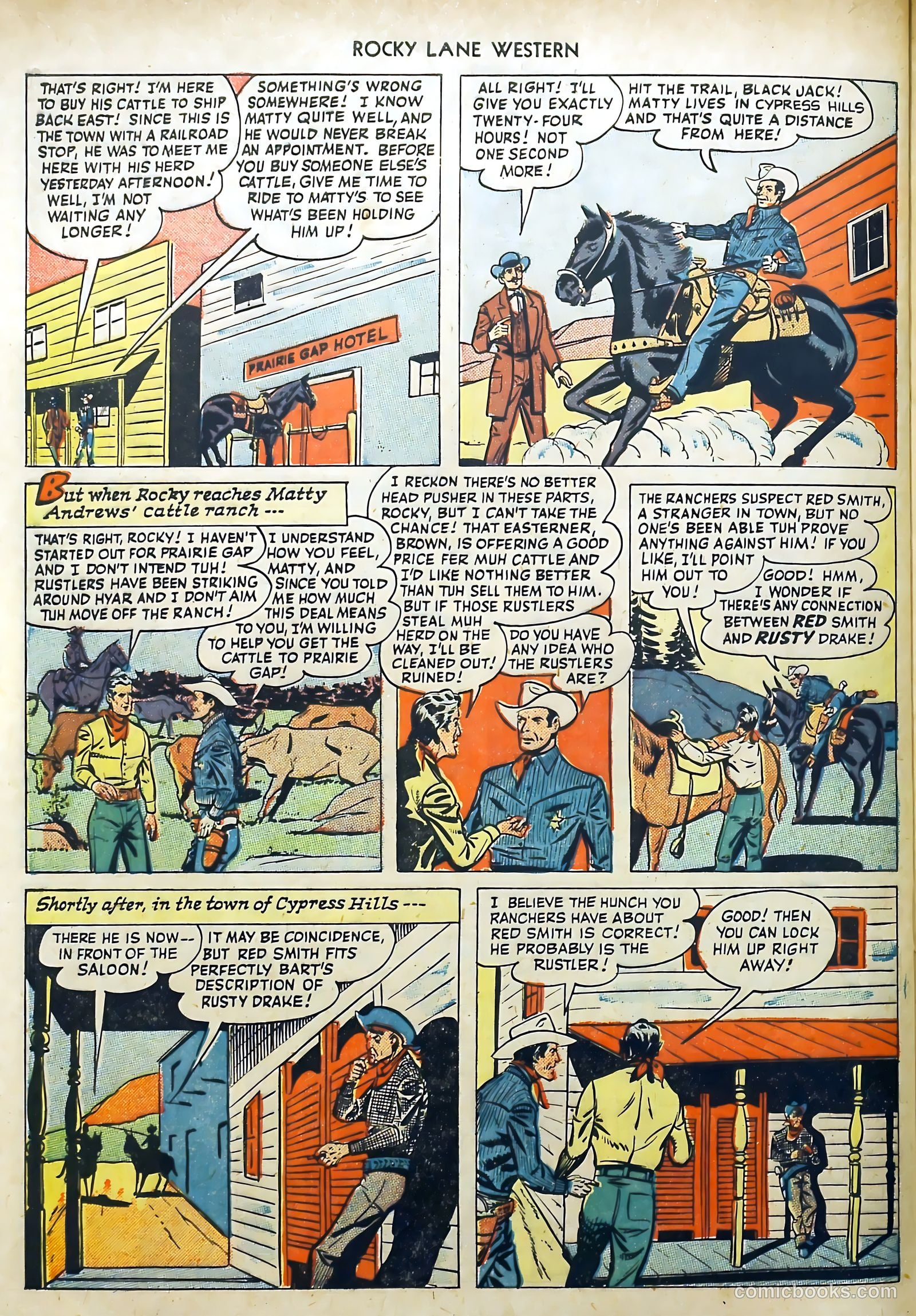 Rocky Lane Western #7 — page 32 of 52