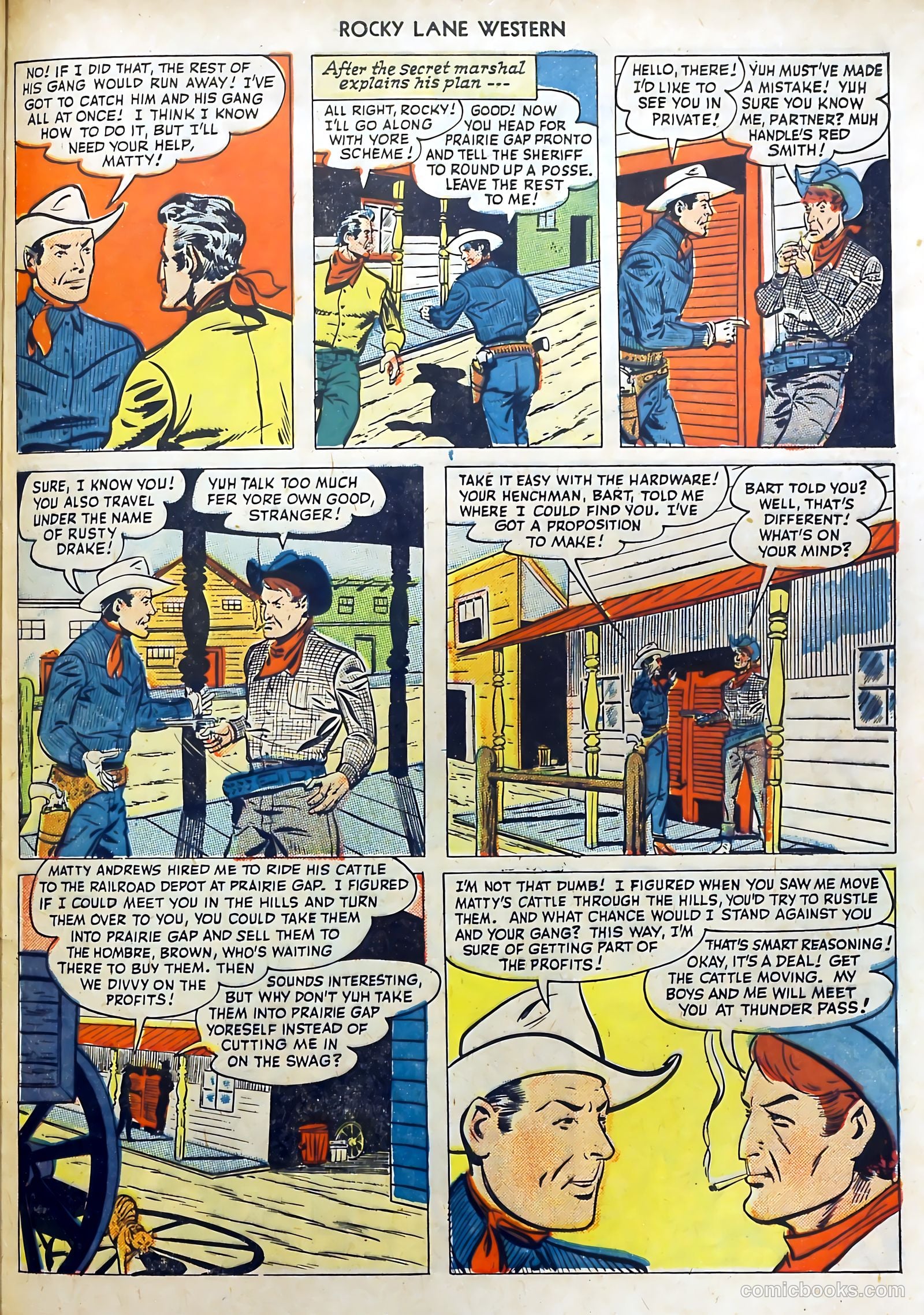 Rocky Lane Western #7 — page 33 of 52