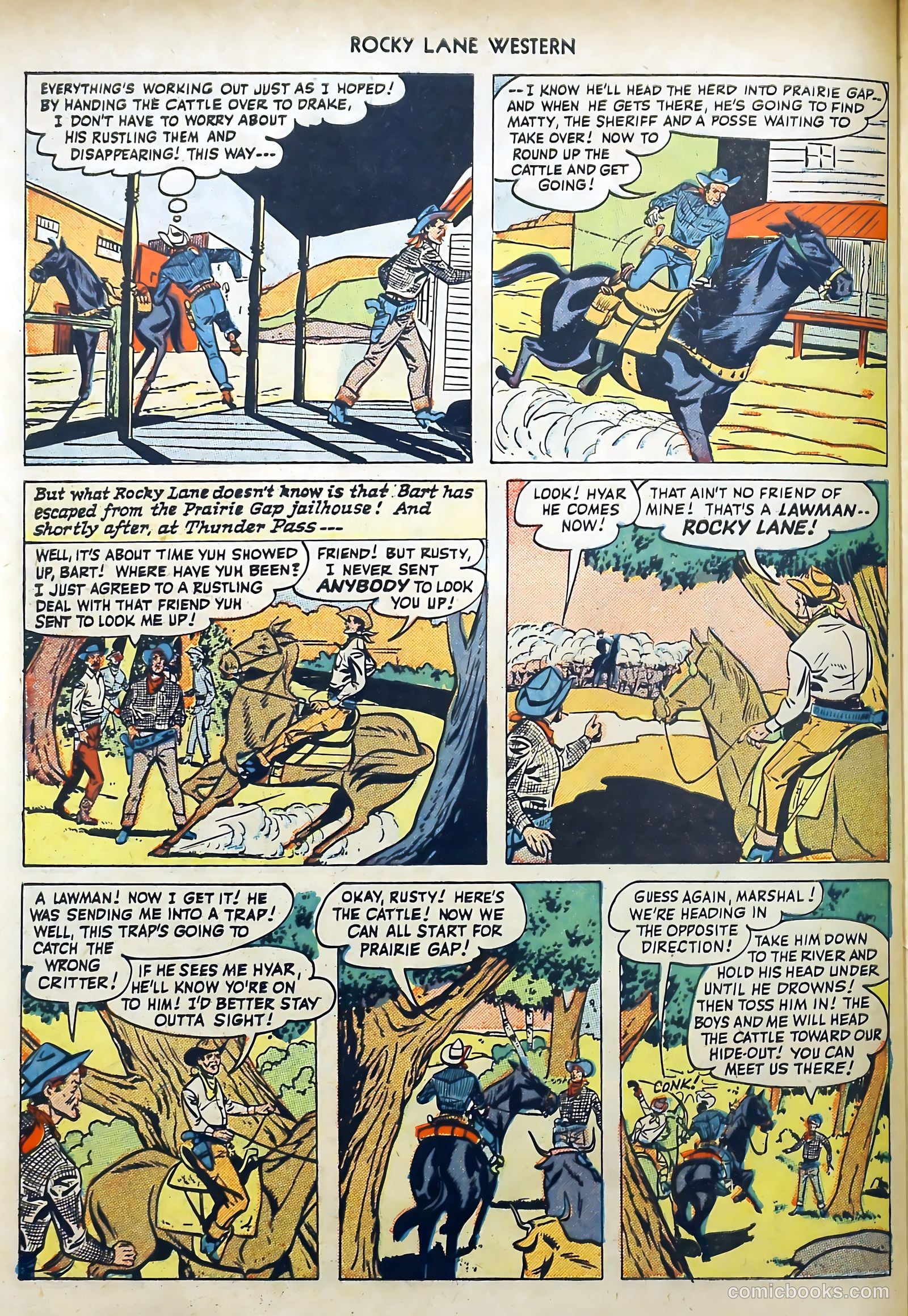 Rocky Lane Western #7 — page 34 of 52