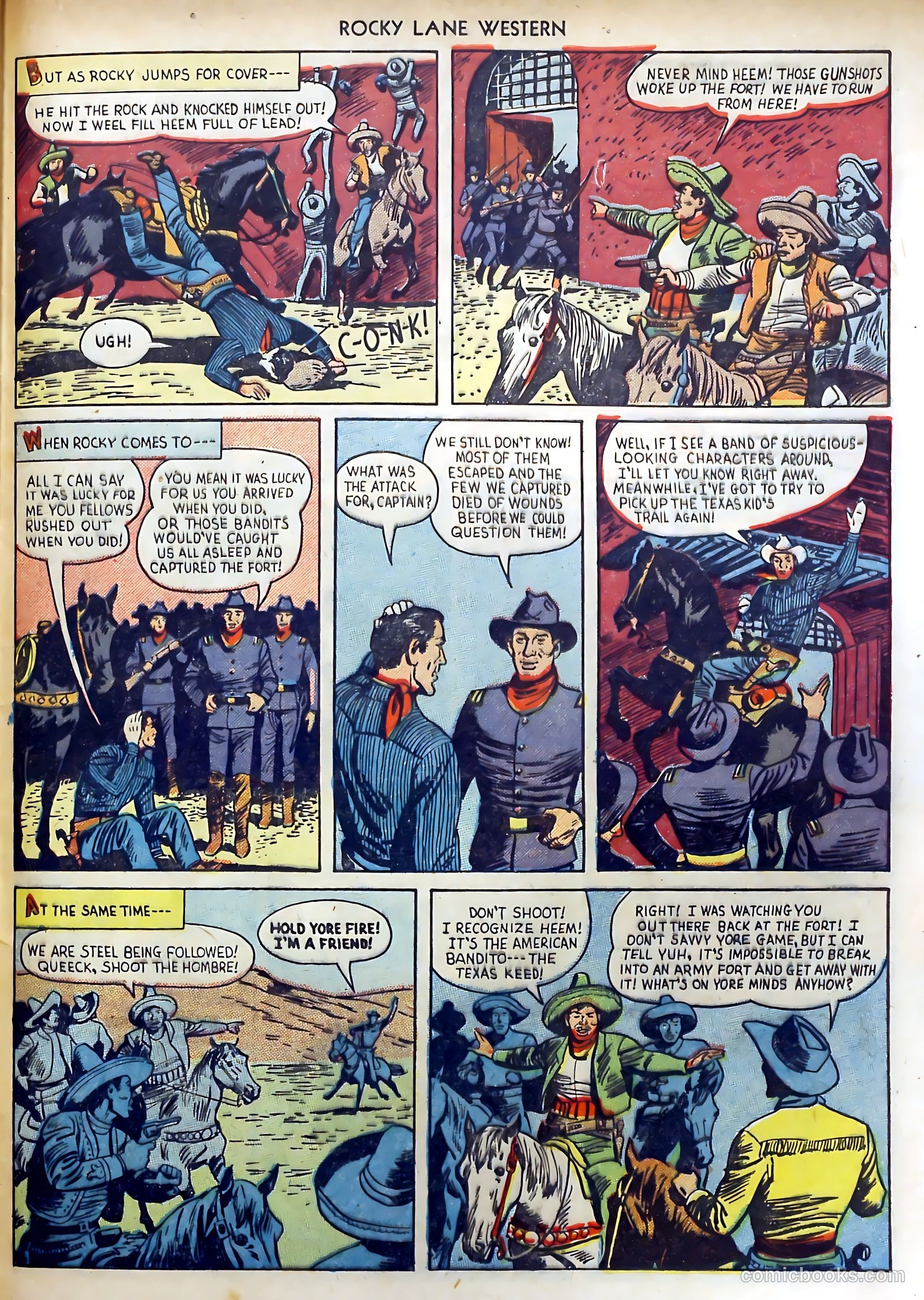 Rocky Lane Western #7 — page 45 of 52