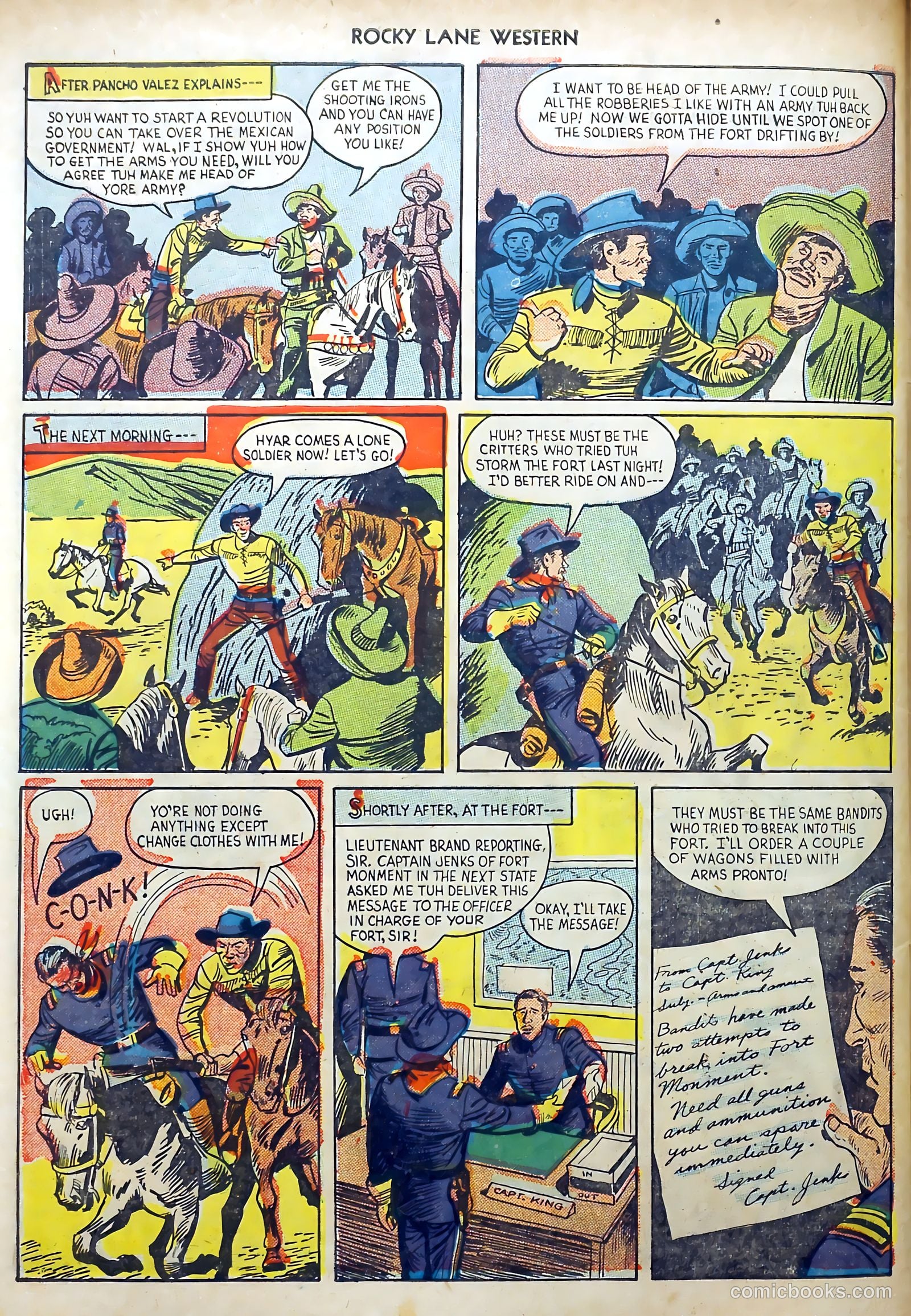 Rocky Lane Western #7 — page 46 of 52
