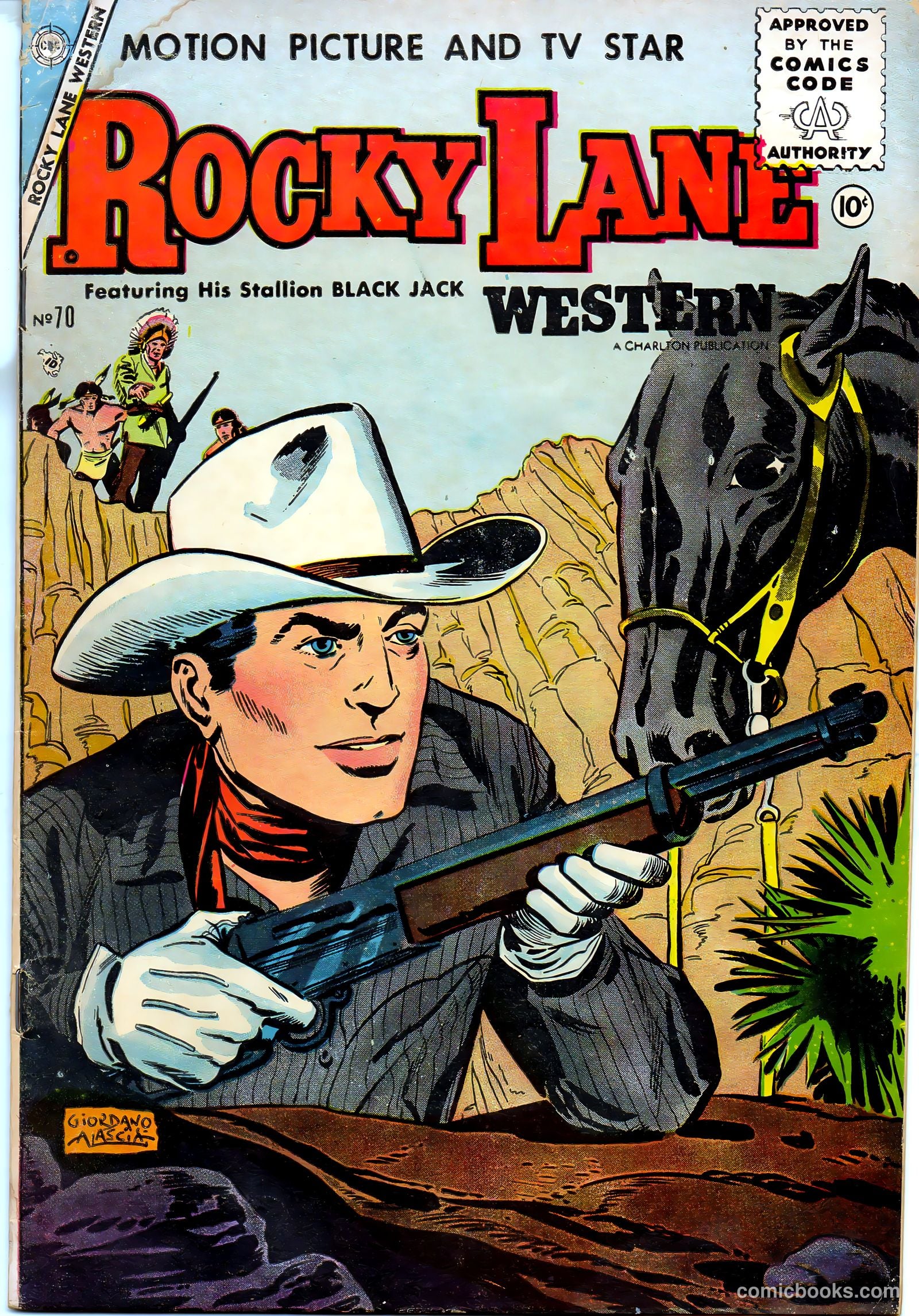 Rocky Lane Western #70 — page 1 of 36