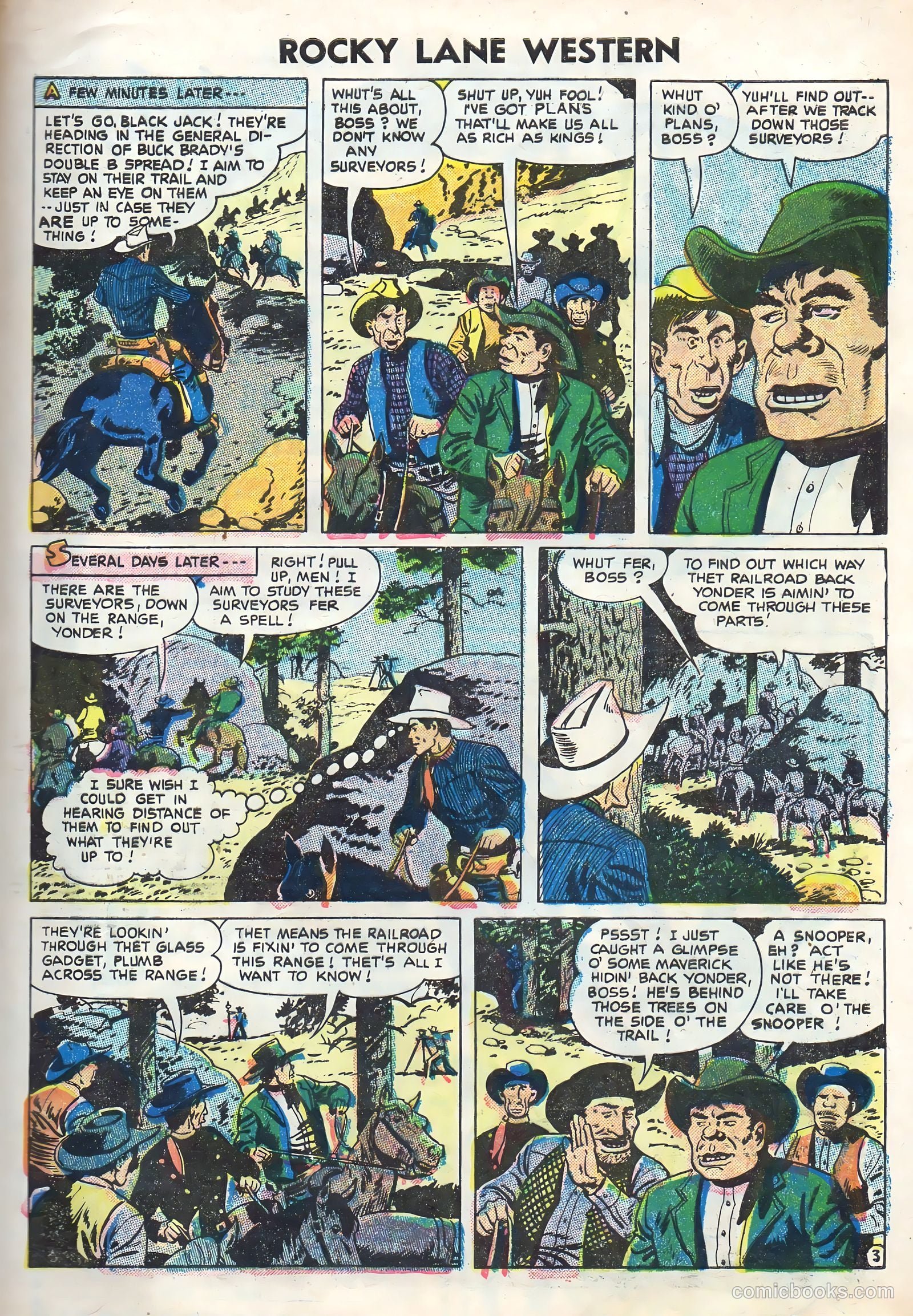 Rocky Lane Western #70 — page 5 of 36