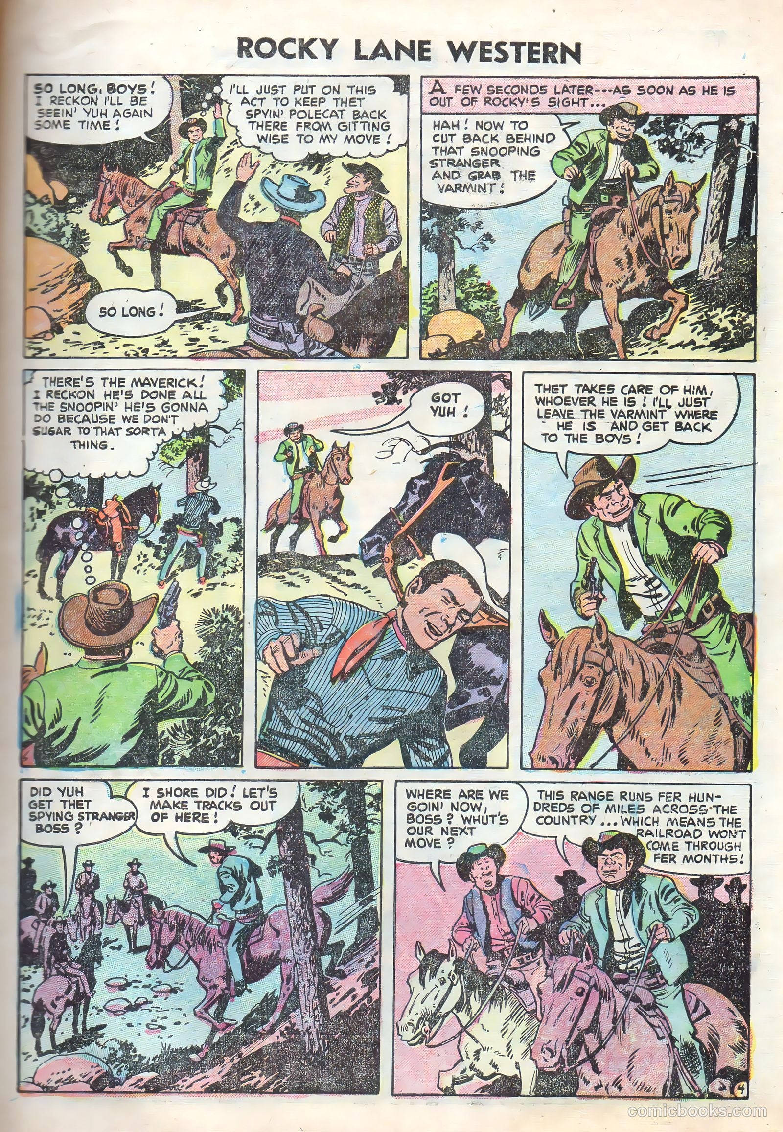 Rocky Lane Western #70 — page 7 of 36