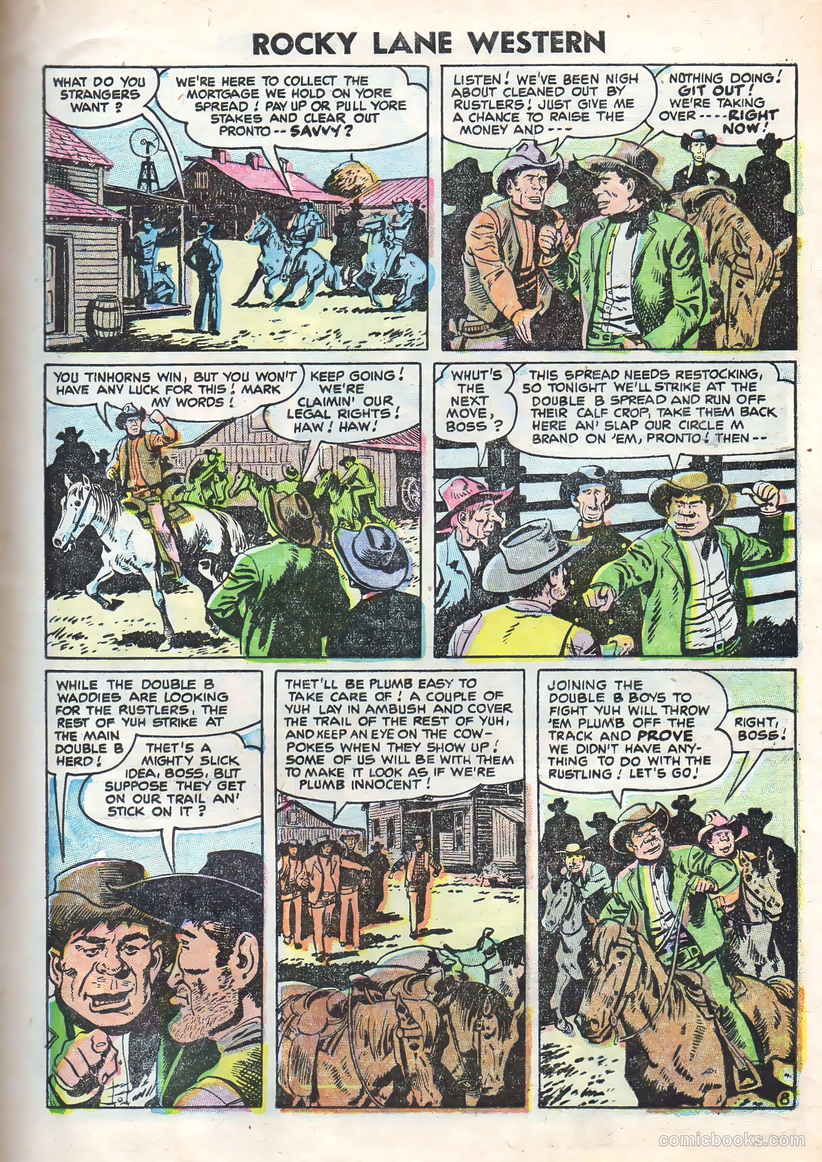Rocky Lane Western #70 — page 11 of 36