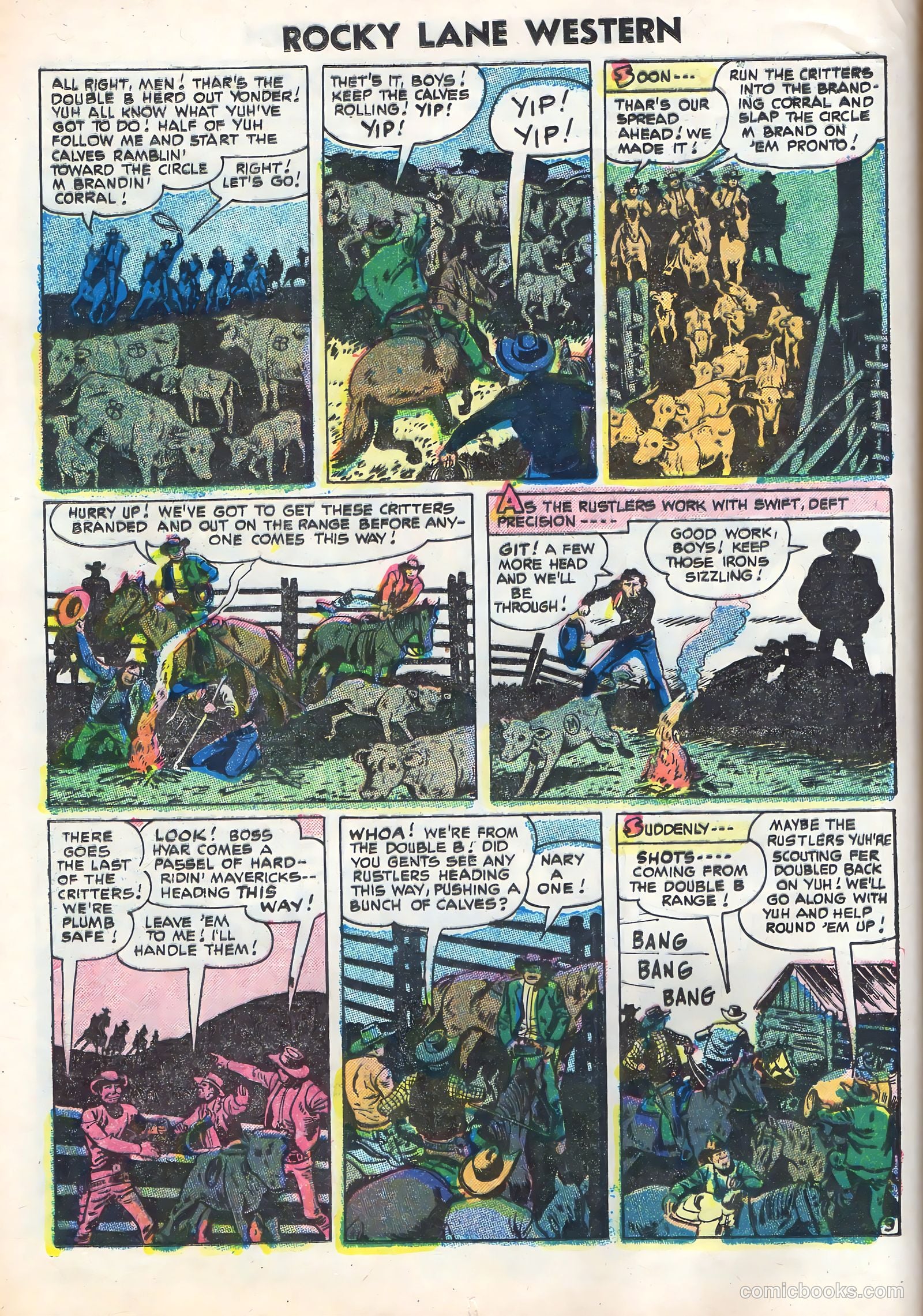 Rocky Lane Western #70 — page 12 of 36