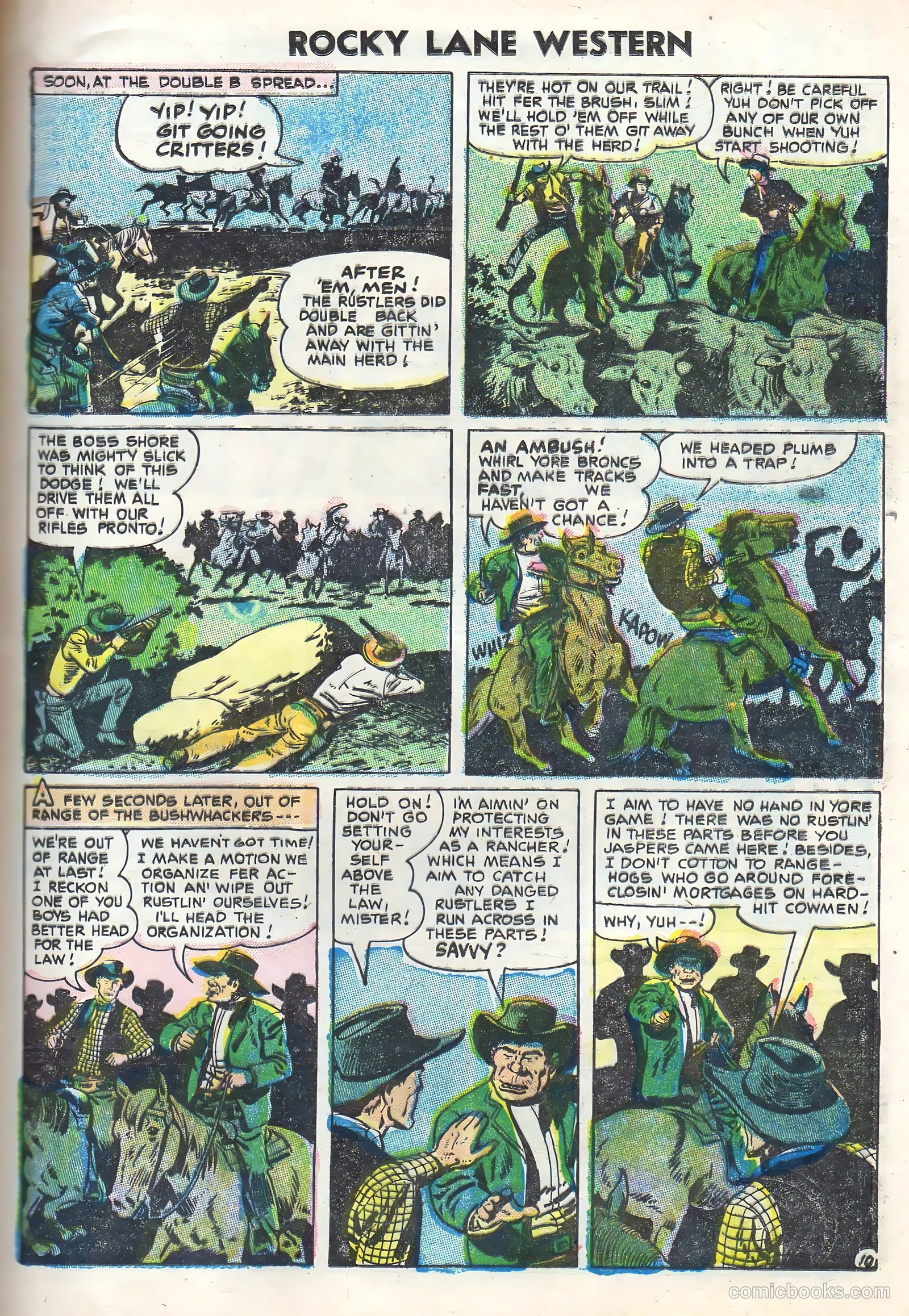 Rocky Lane Western #70 — page 13 of 36