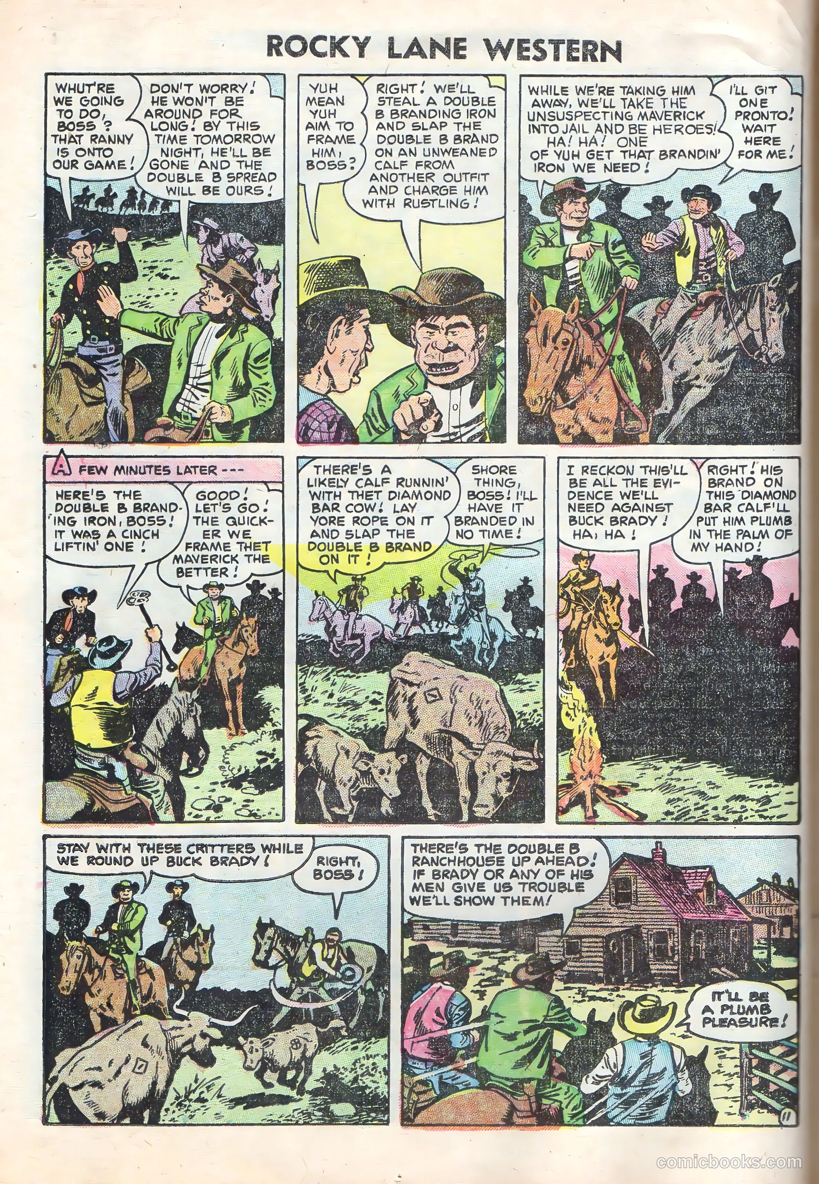 Rocky Lane Western #70 — page 14 of 36