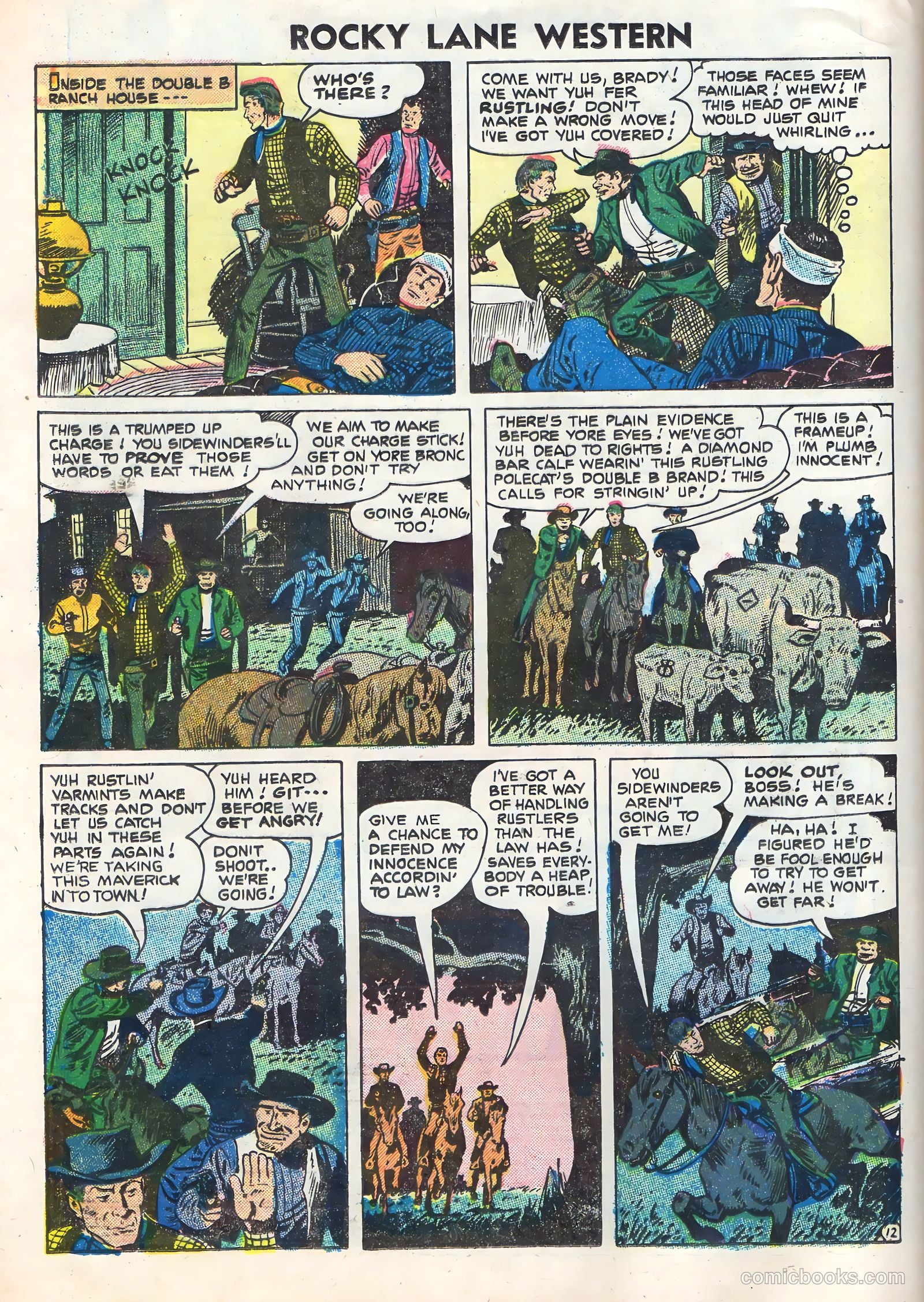 Rocky Lane Western #70 — page 16 of 36