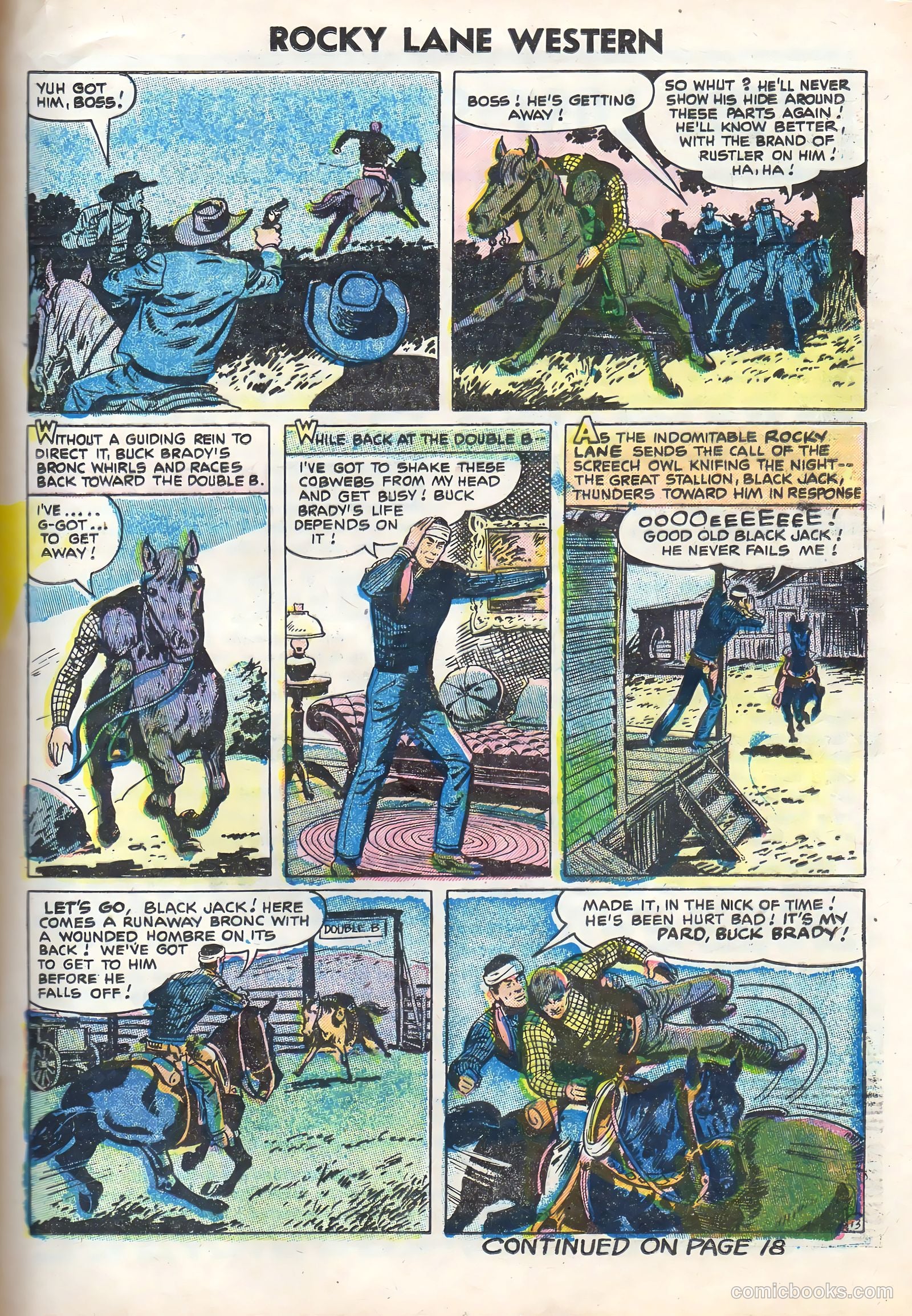 Rocky Lane Western #70 — page 17 of 36