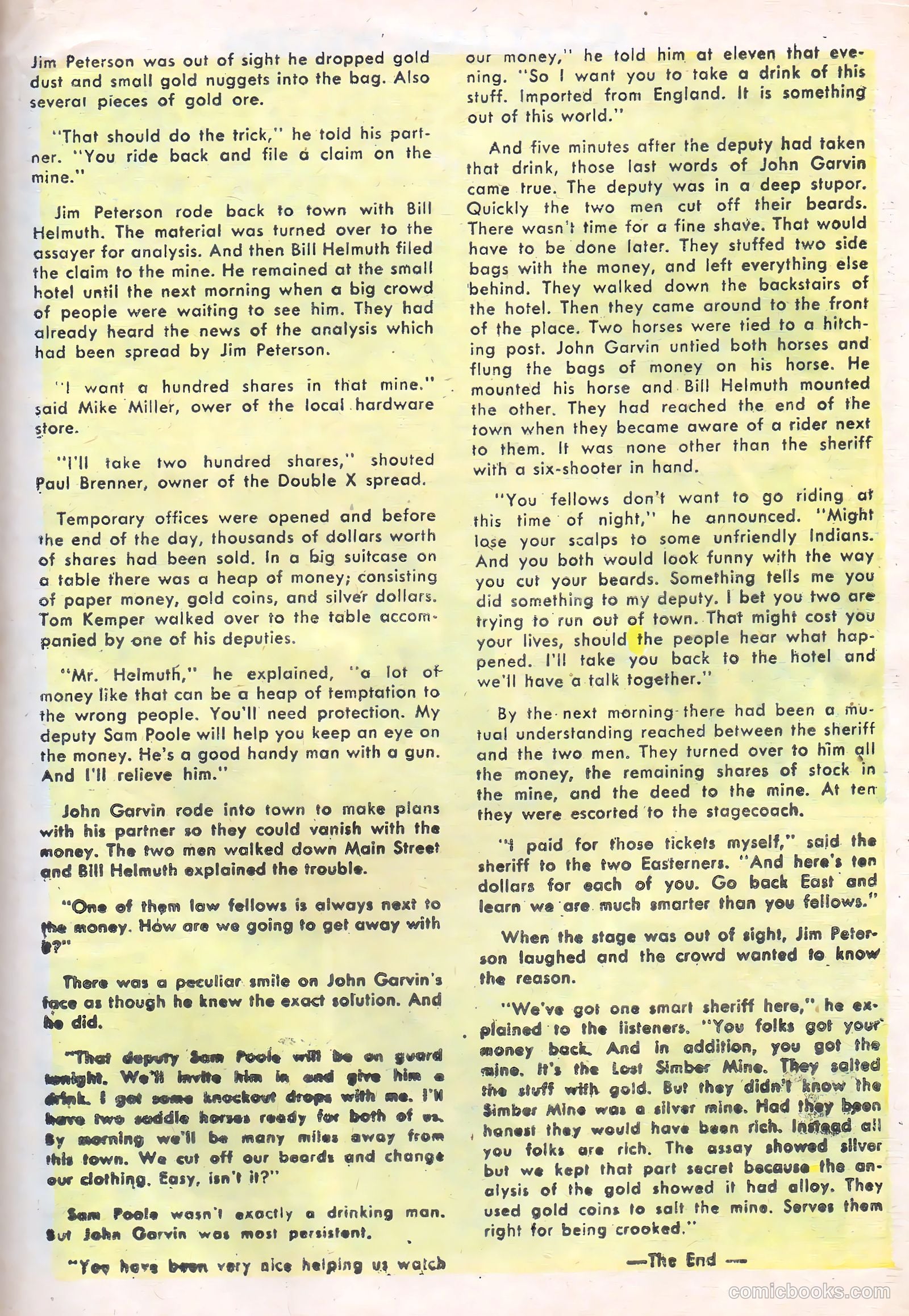 Rocky Lane Western #70 — page 19 of 36