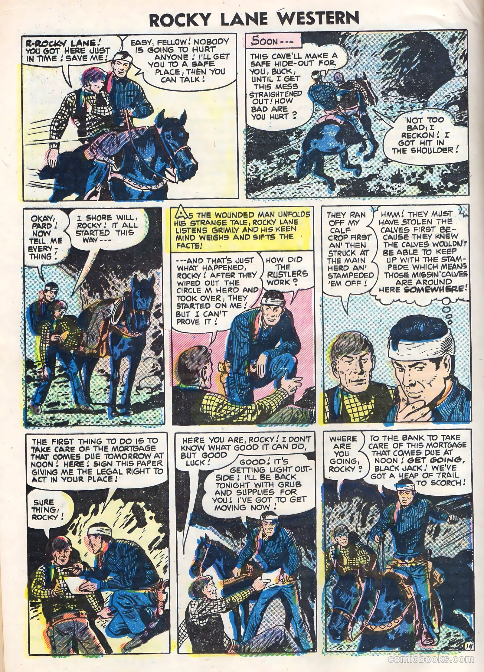 Rocky Lane Western #70 — page 20 of 36