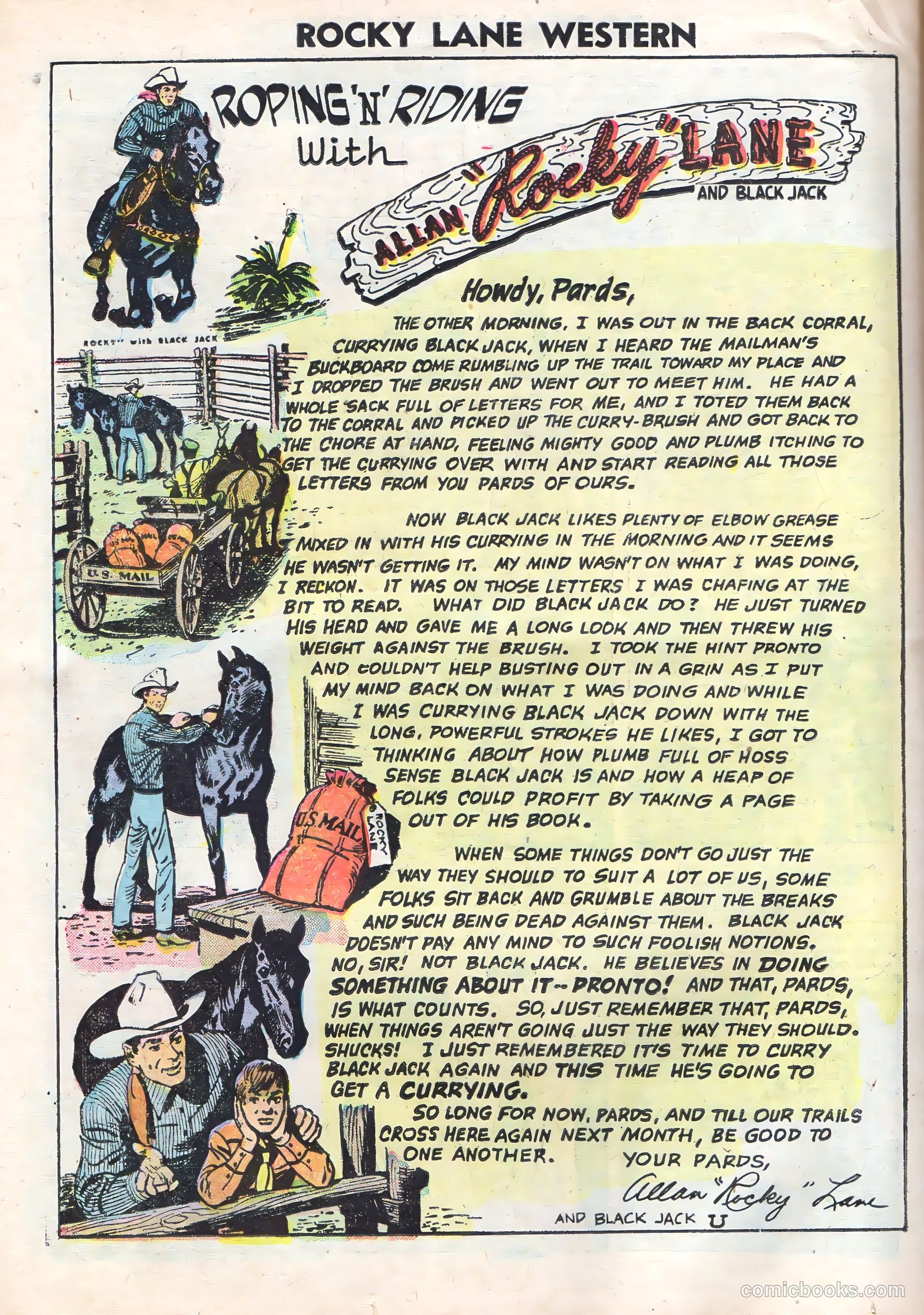 Rocky Lane Western #70 — page 26 of 36