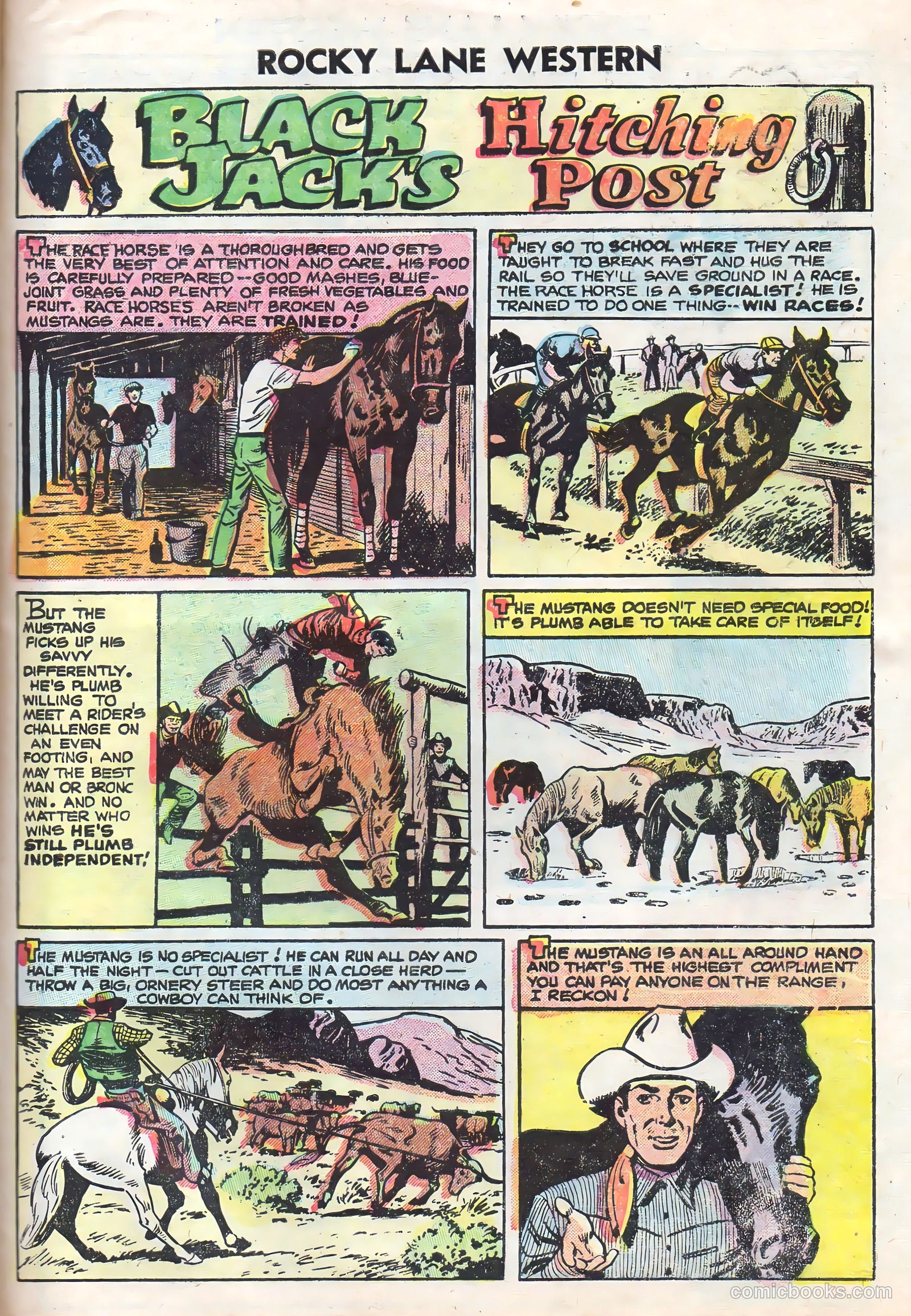 Rocky Lane Western #70 — page 27 of 36