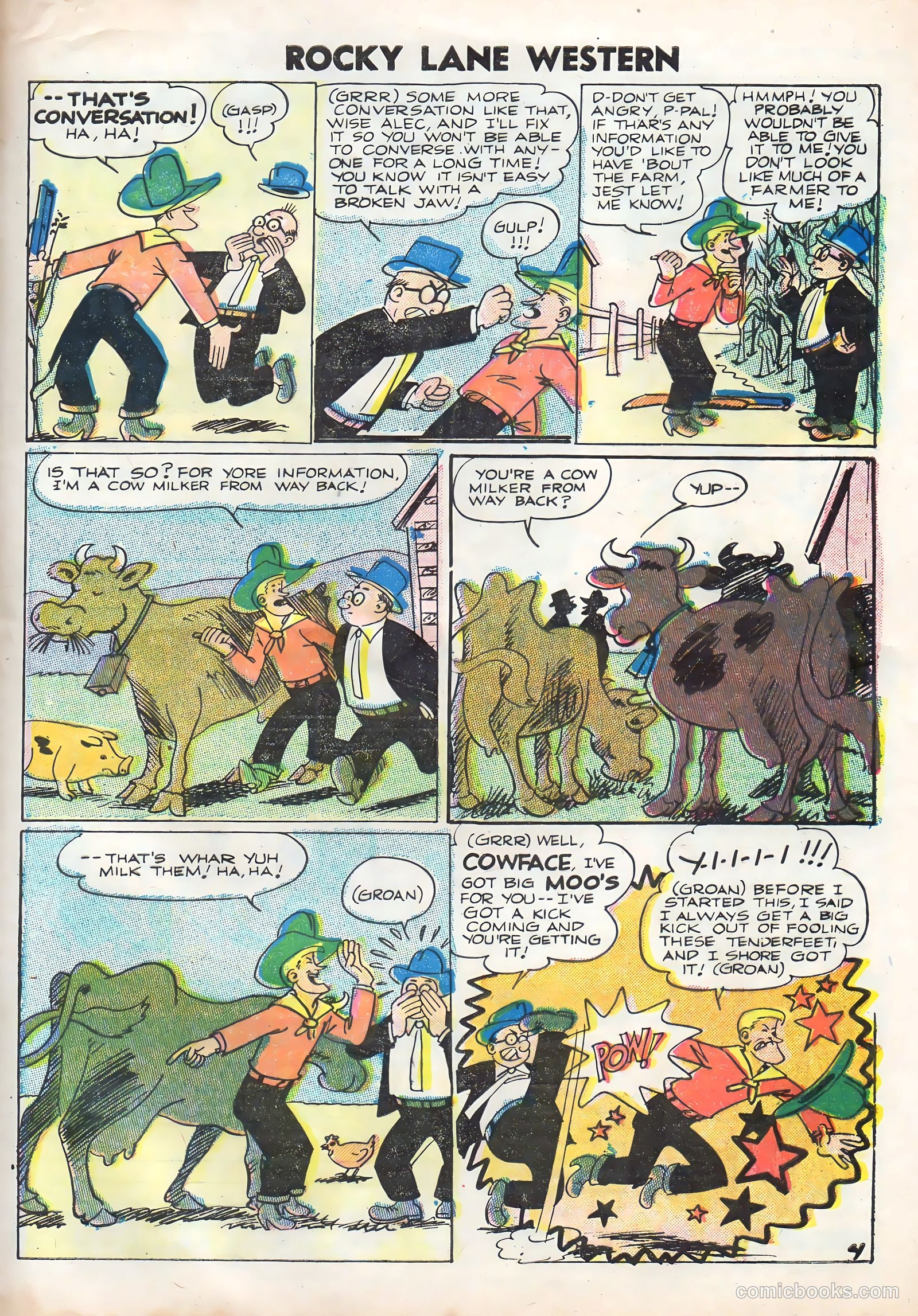 Rocky Lane Western #70 — page 33 of 36