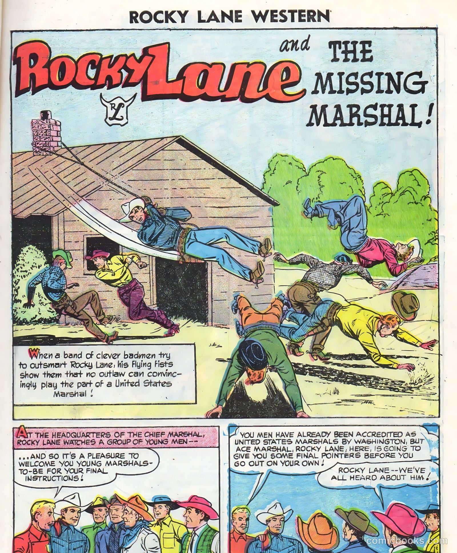Rocky Lane Western #71 — page 3 of 36