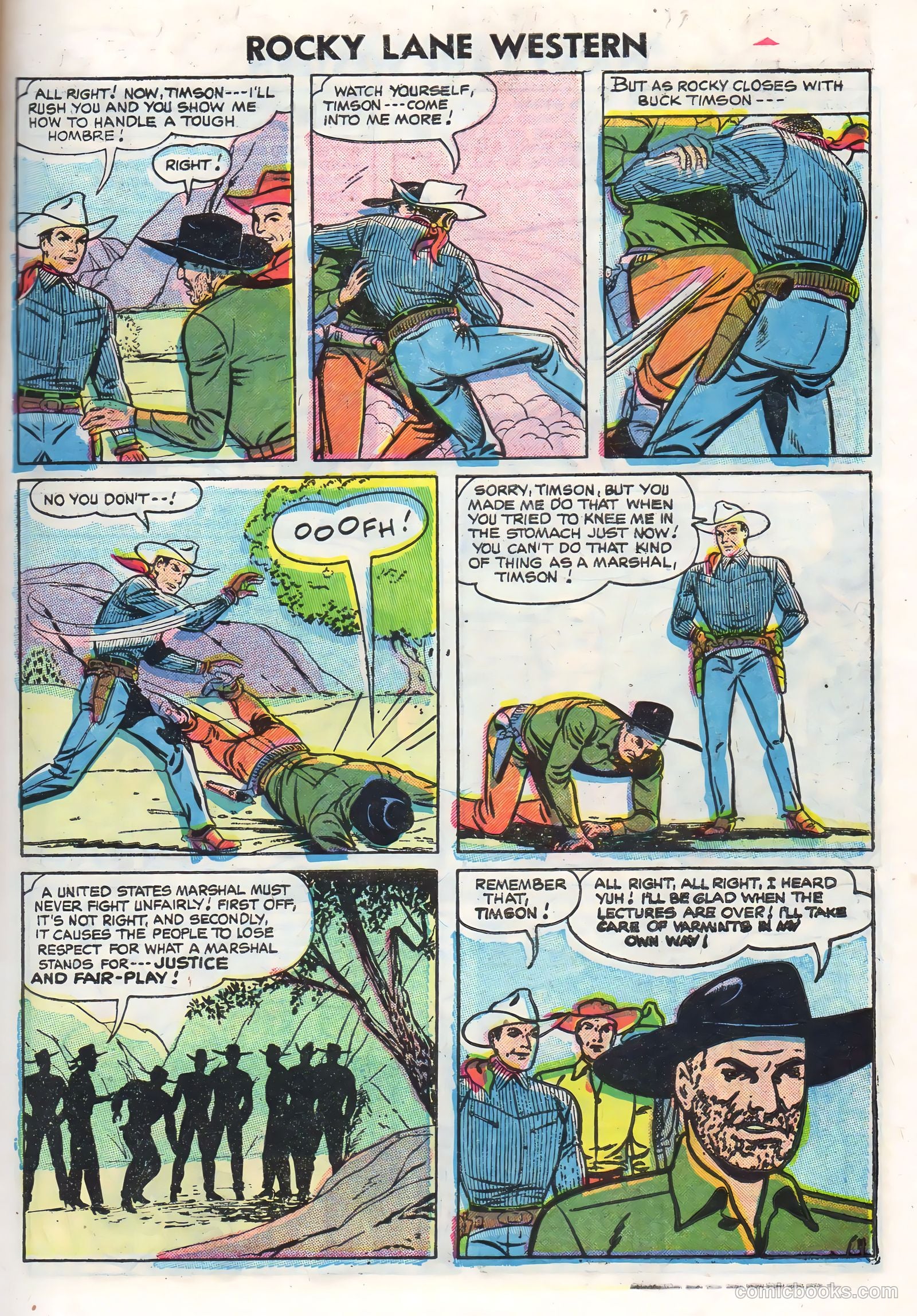 Rocky Lane Western #71 — page 7 of 36