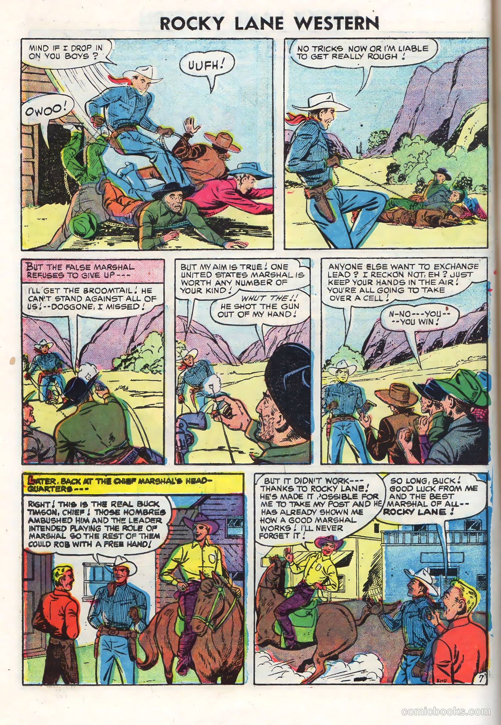 Rocky Lane Western #71 — page 10 of 36