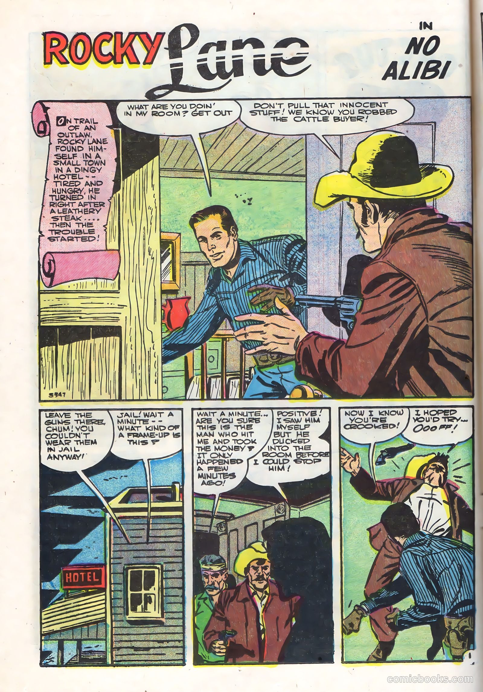 Rocky Lane Western #71 — page 12 of 36