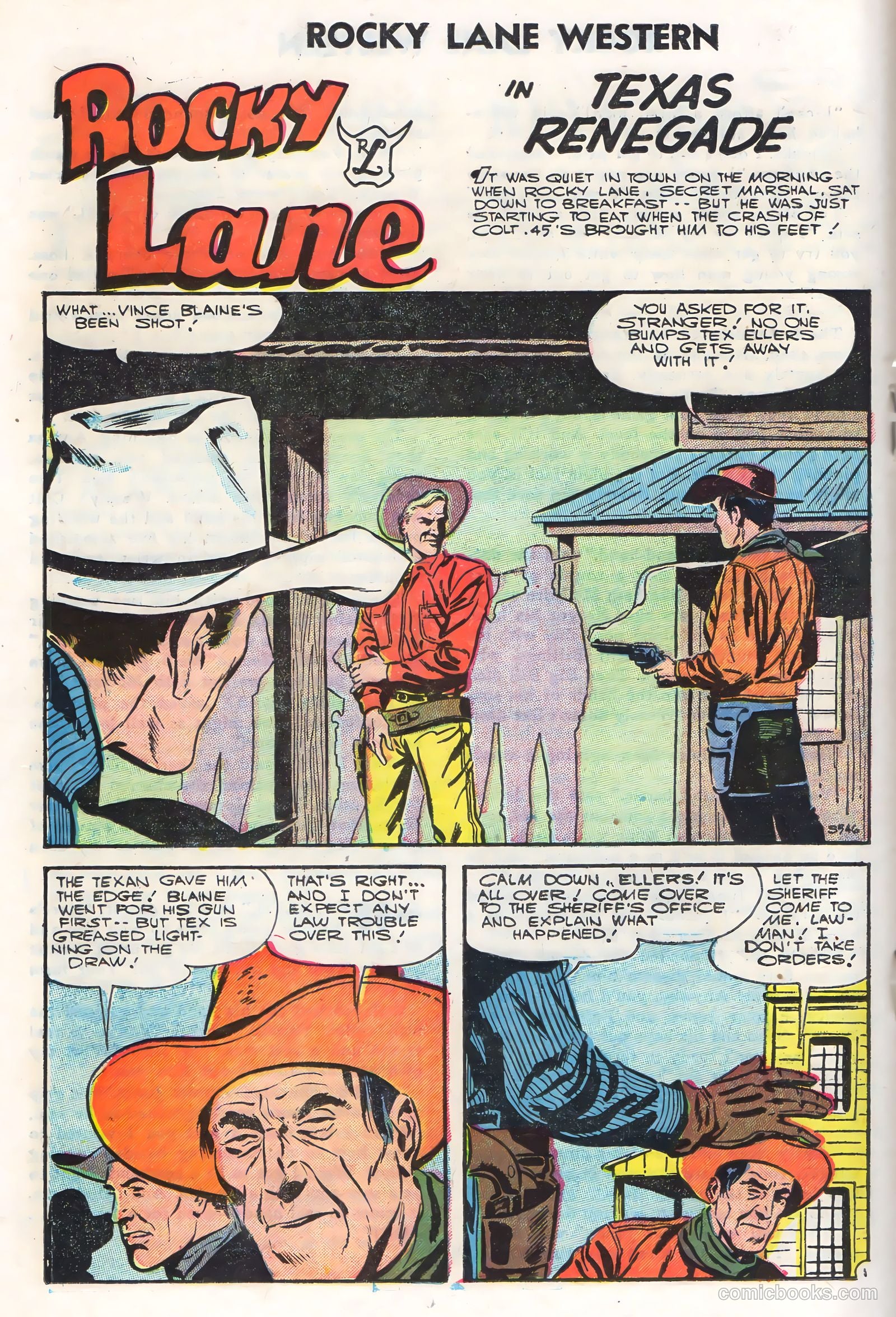 Rocky Lane Western #71 — page 18 of 36