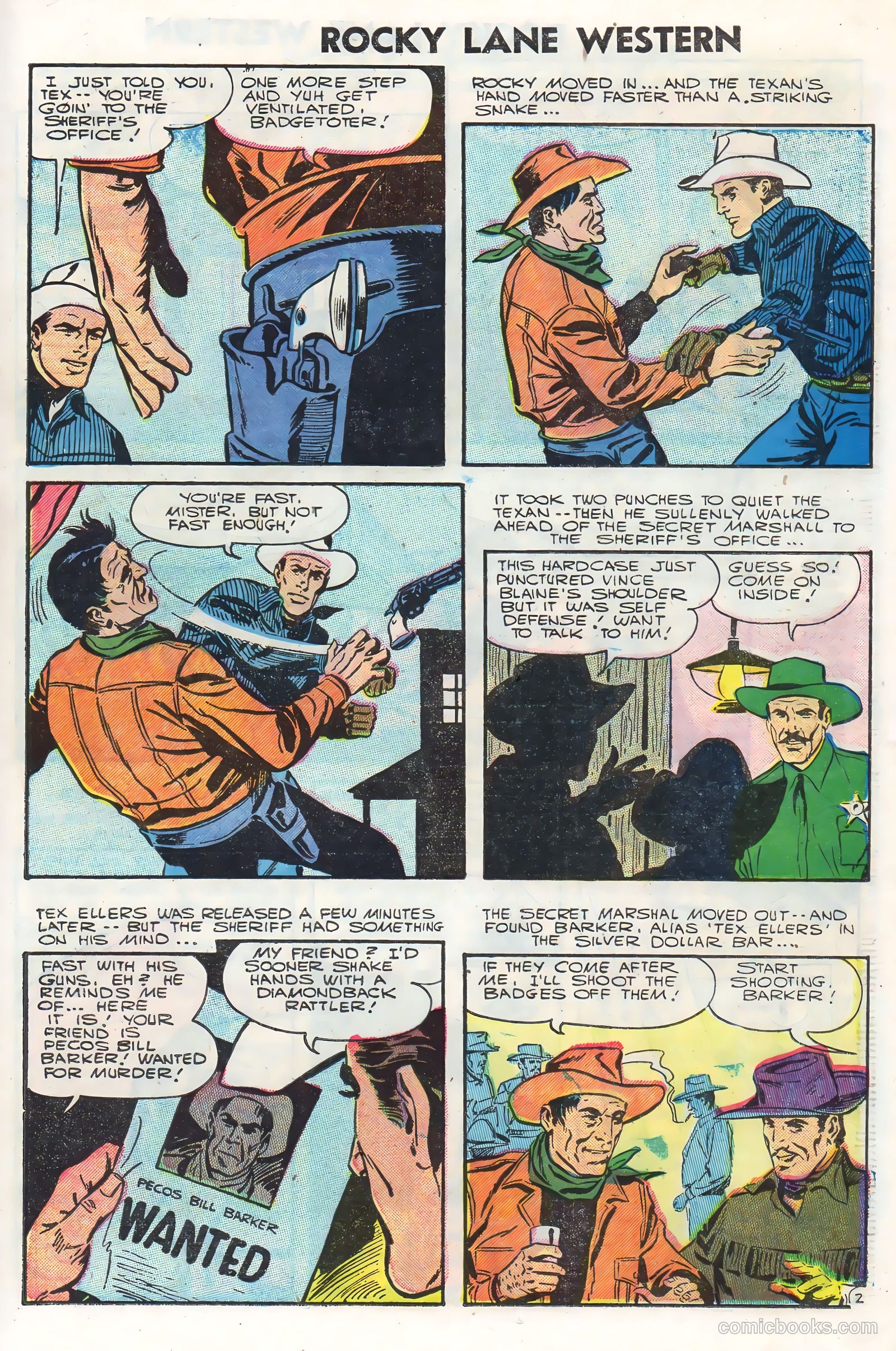 Rocky Lane Western #71 — page 19 of 36