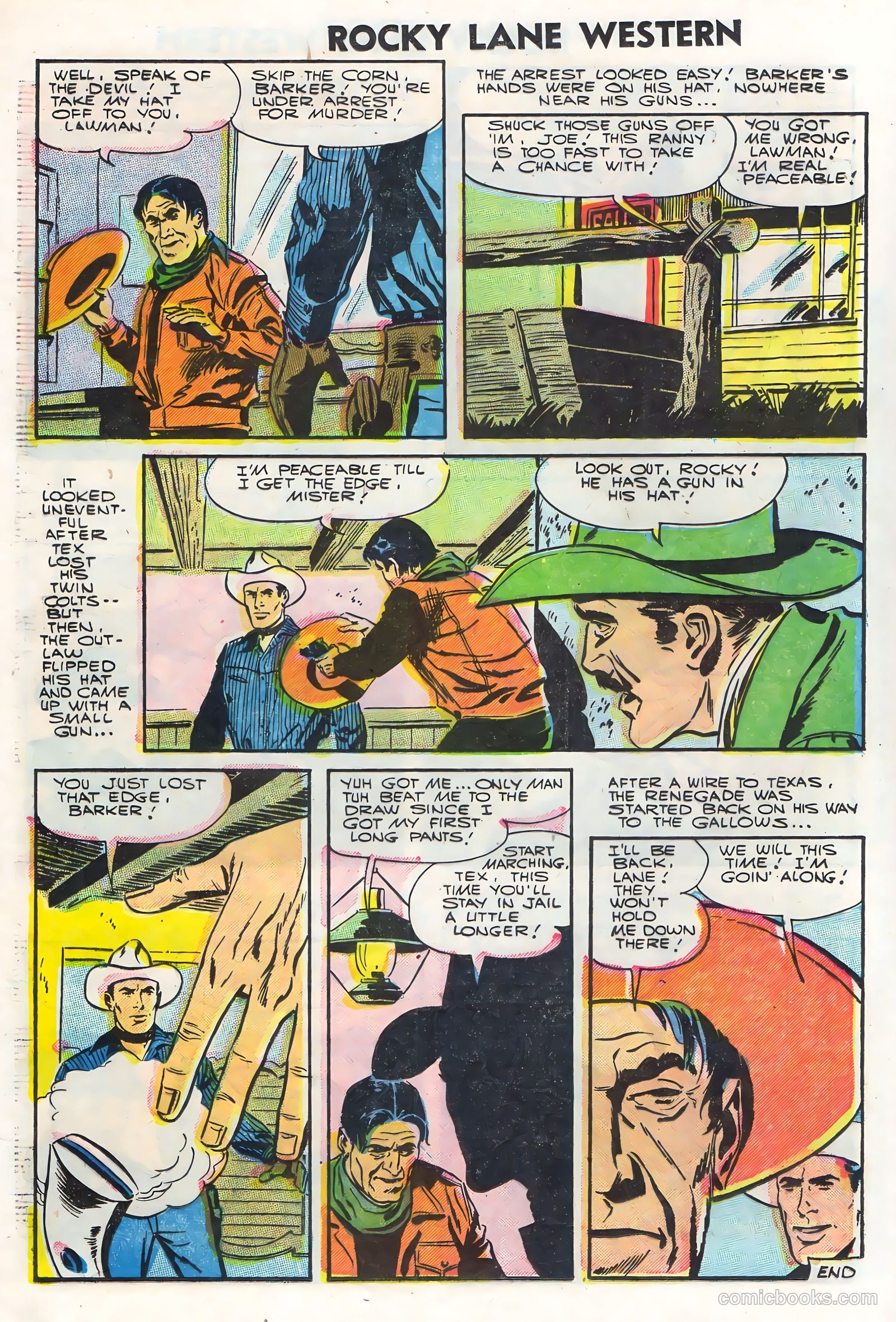 Rocky Lane Western #71 — page 20 of 36