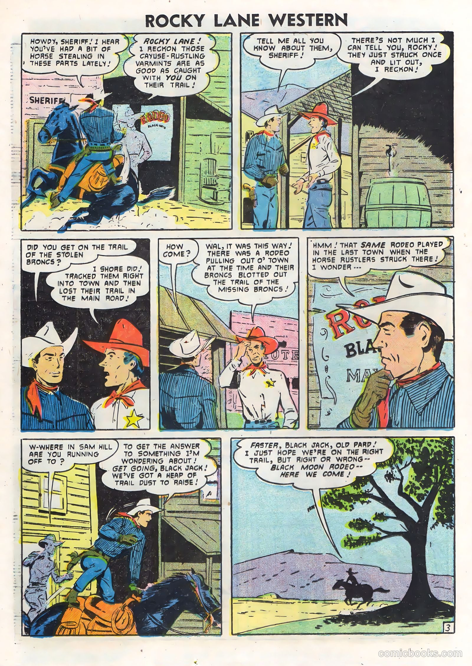 Rocky Lane Western #71 — page 24 of 36