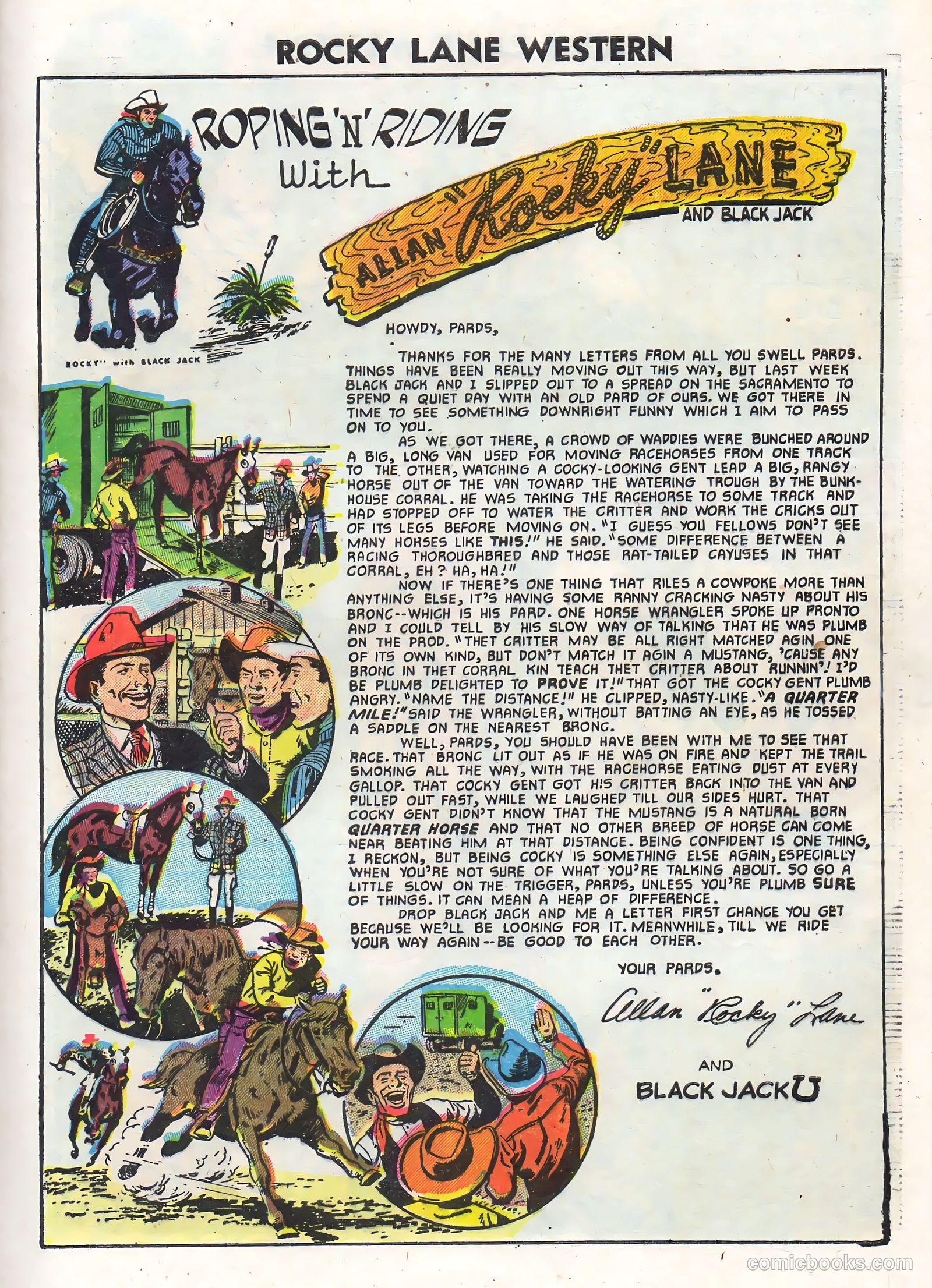Rocky Lane Western #71 — page 29 of 36