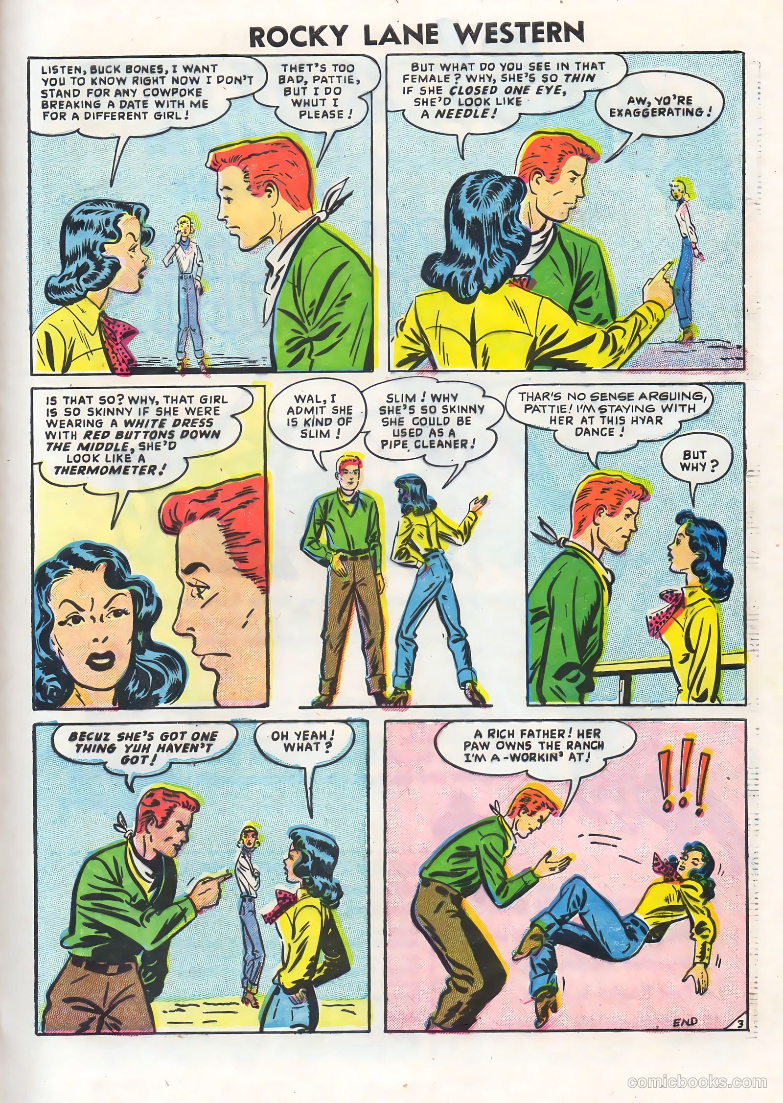 Rocky Lane Western #71 — page 33 of 36