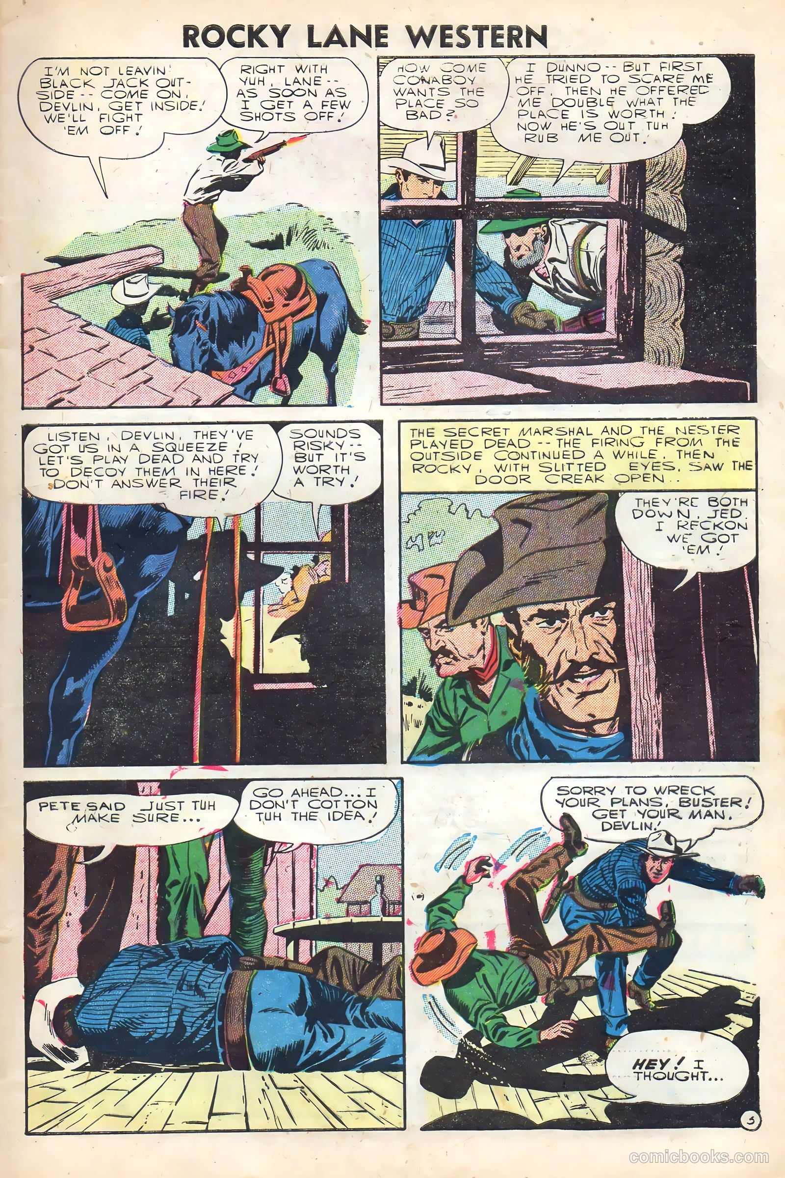 Rocky Lane Western #72 — page 5 of 36