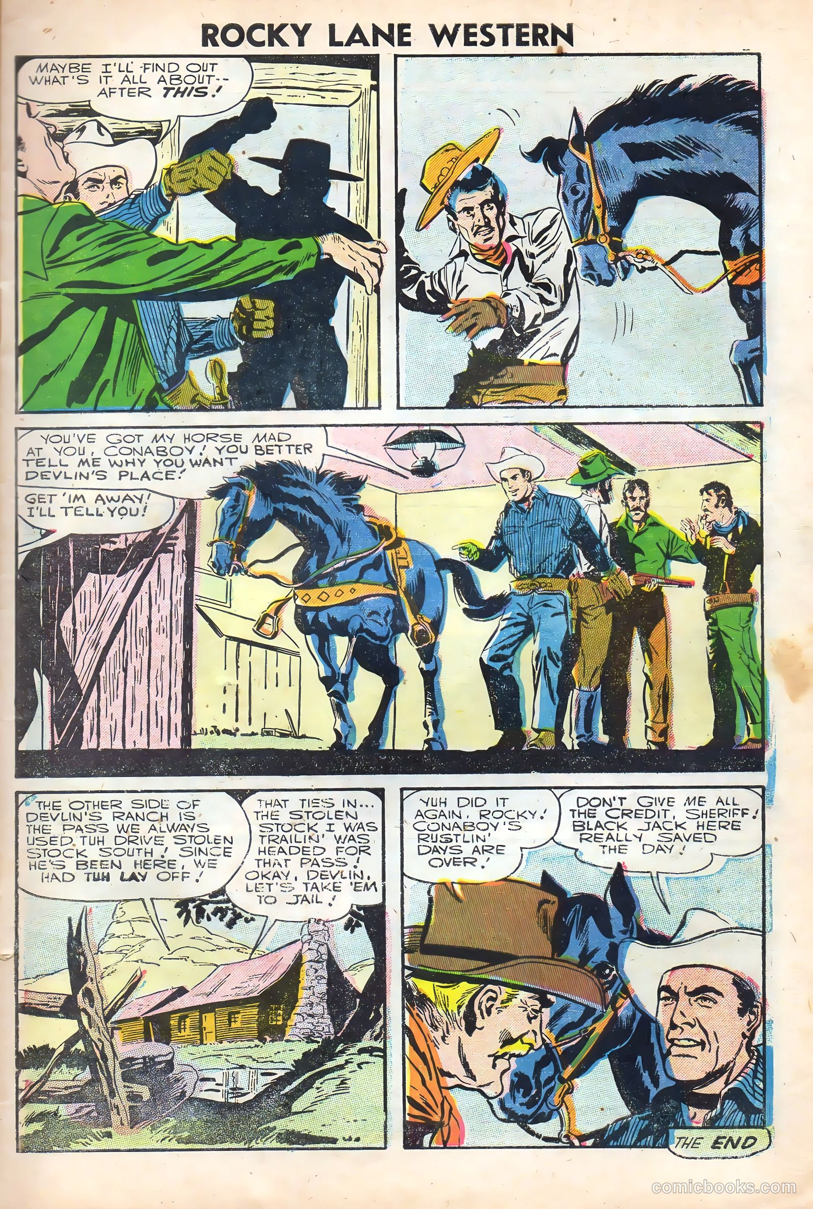 Rocky Lane Western #72 — page 7 of 36