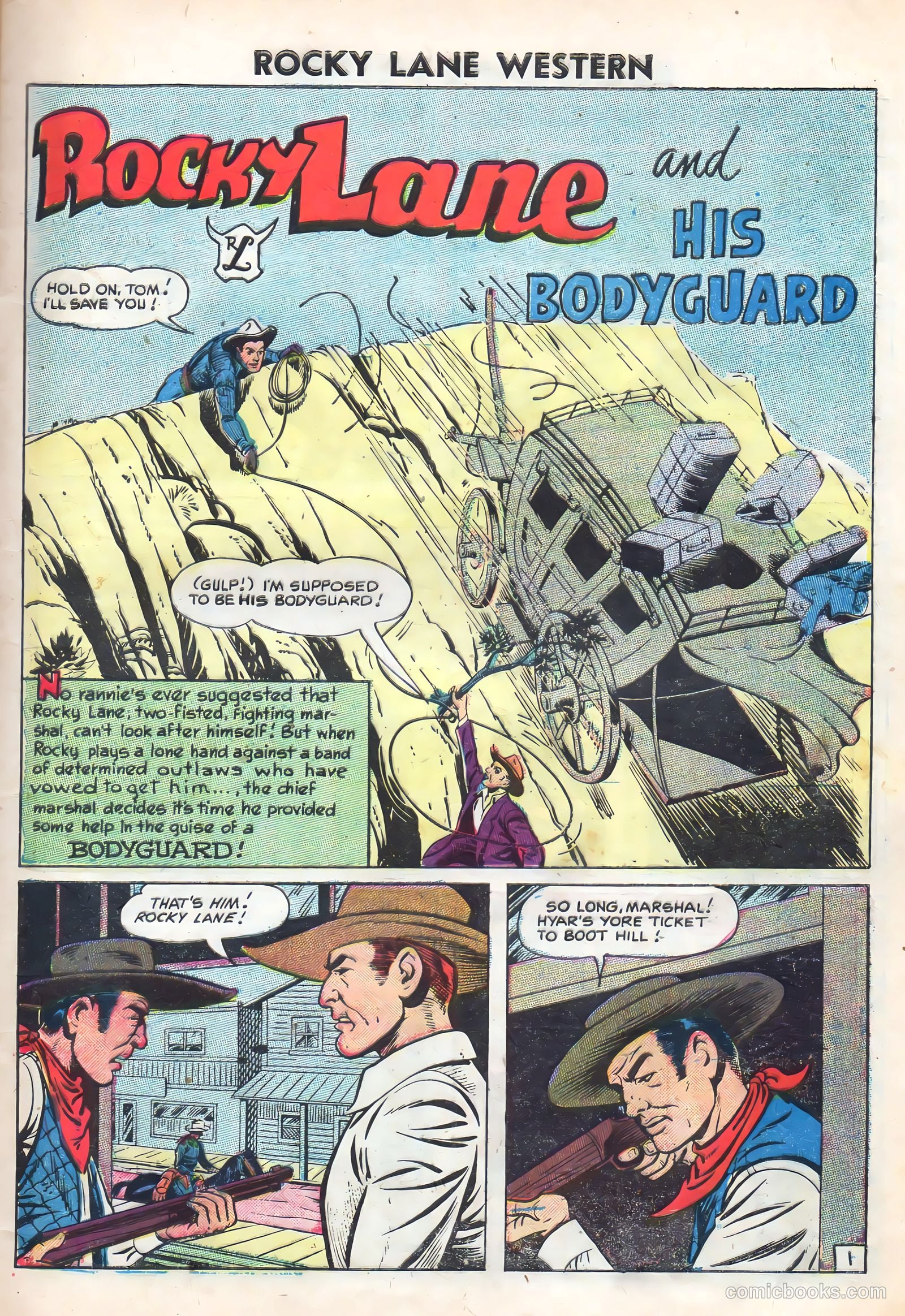 Rocky Lane Western #72 — page 9 of 36
