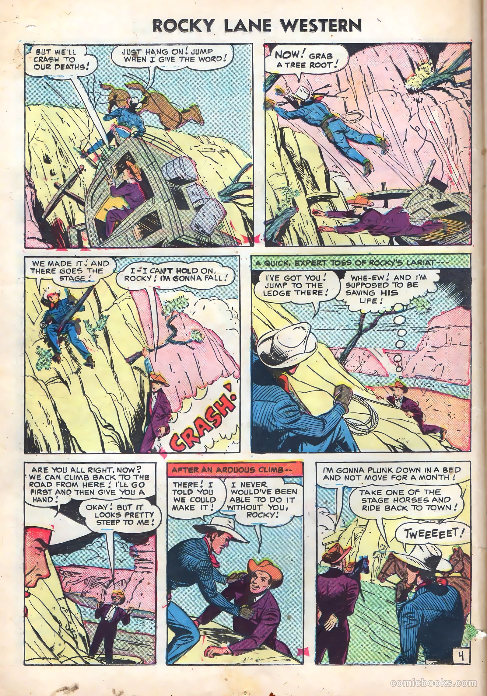 Rocky Lane Western #72 — page 12 of 36