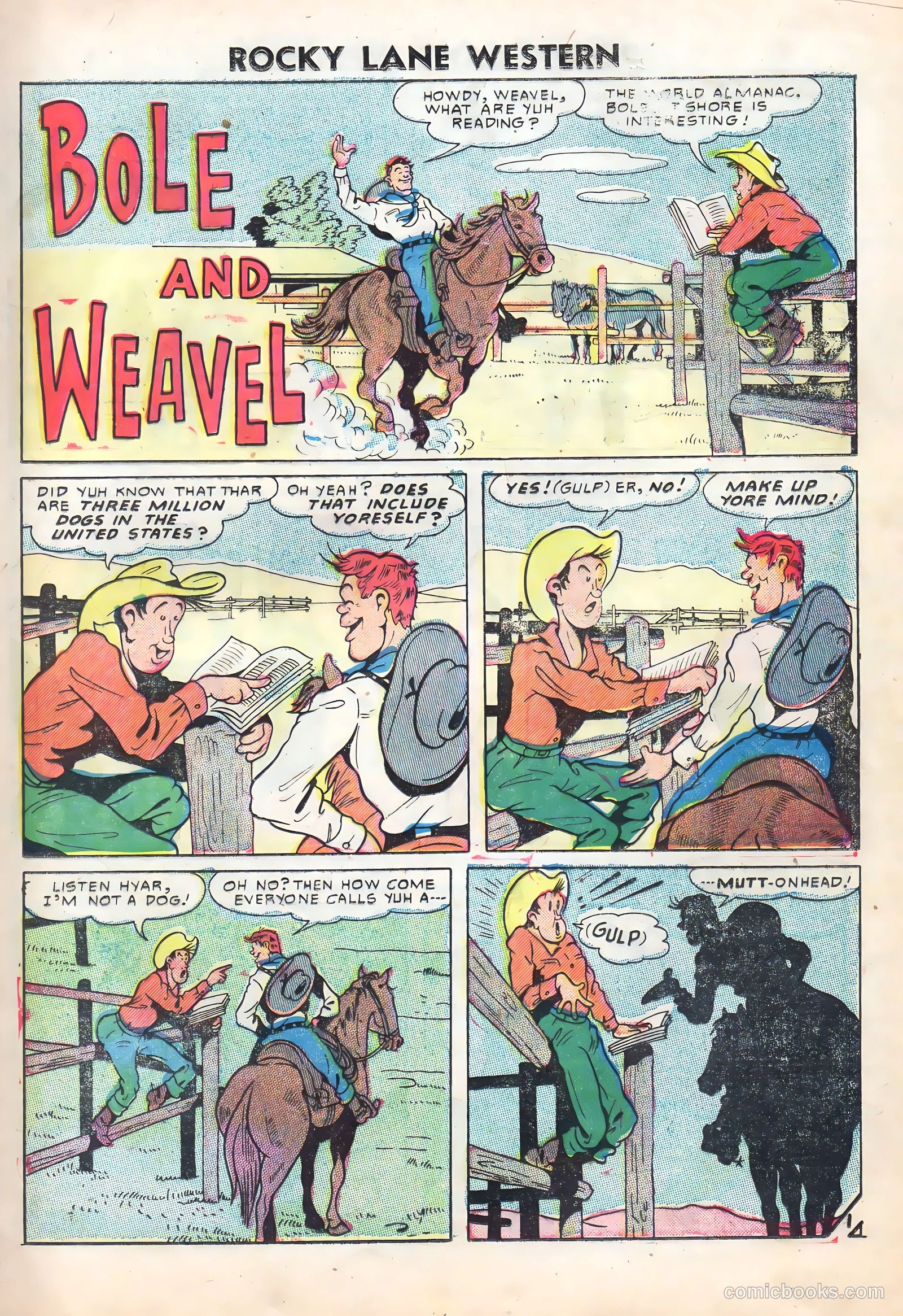 Rocky Lane Western #72 — page 17 of 36